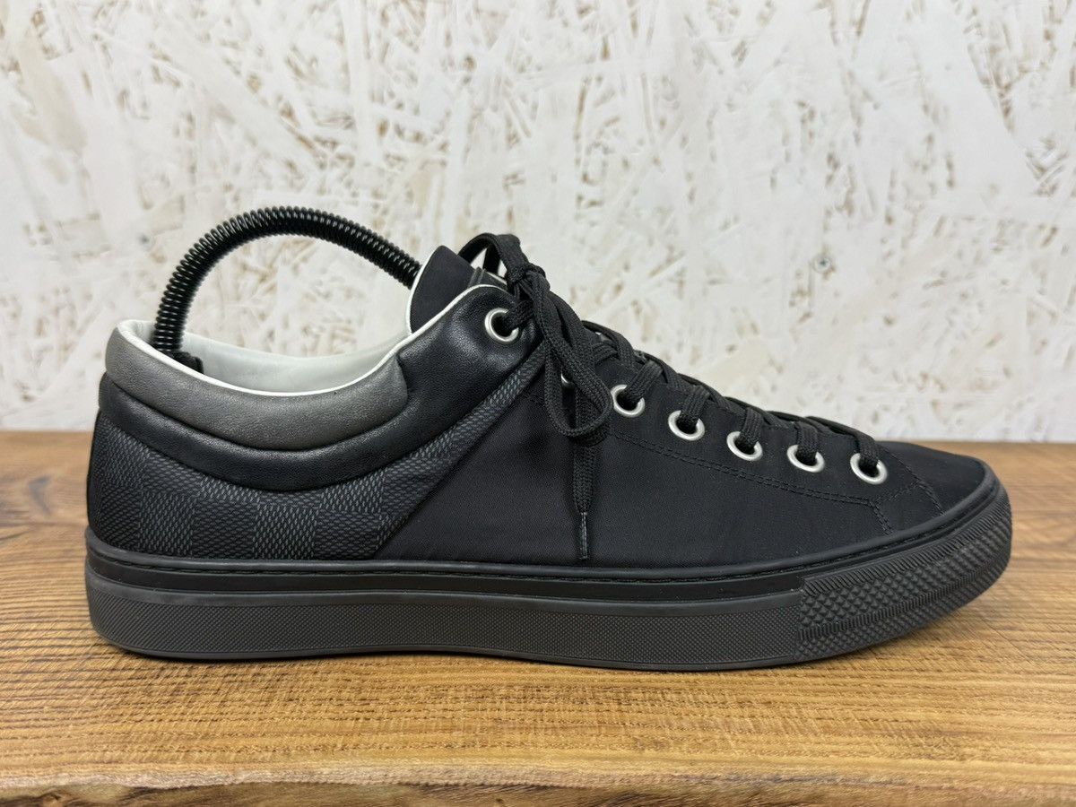 Louis Vuitton Louis Vuitton Nylon/Damier Graphite Sprinter Low Top Sneaker Size US 7.5 / EU 40-41 - 7 Thumbnail