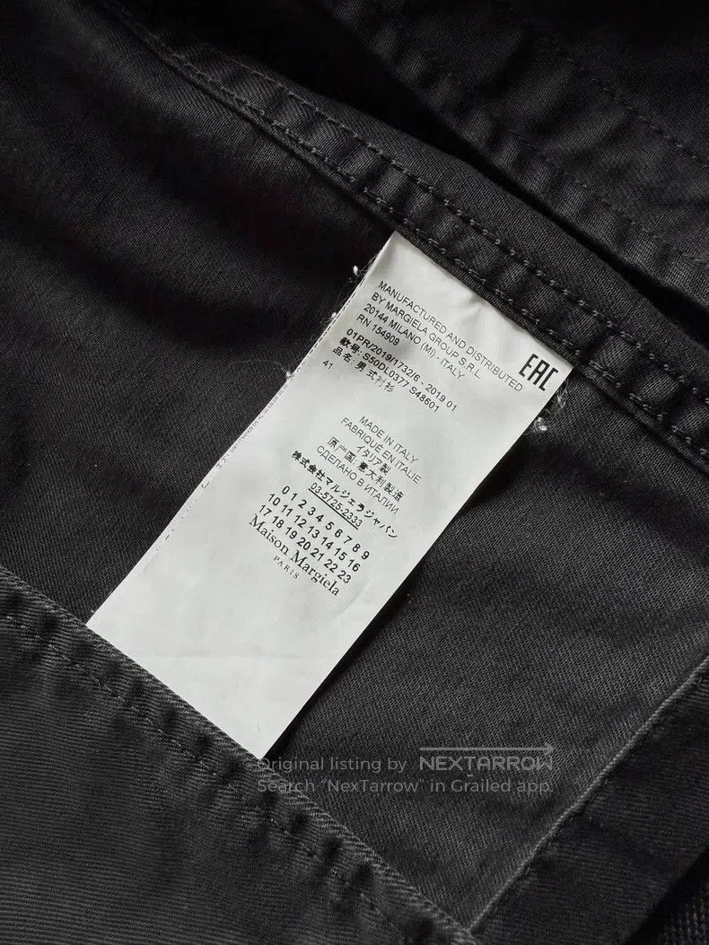 Maison Margiela Maison Margiela Size41 Micro-make old wool-edged shirts Size US XS / EU 42 / 0 - 7 Thumbnail