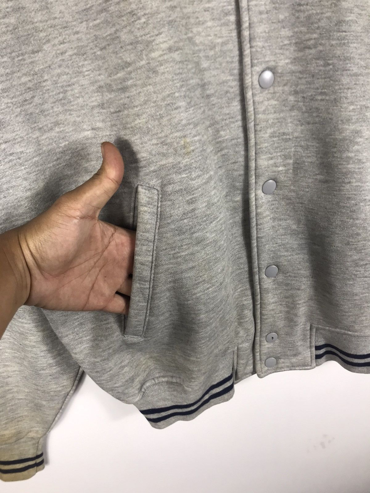 Hanes × Vintage ⚡️Vintage Hanes North Carolina Varsity Jacket Size US L / EU 52-54 / 3 - 6 Thumbnail