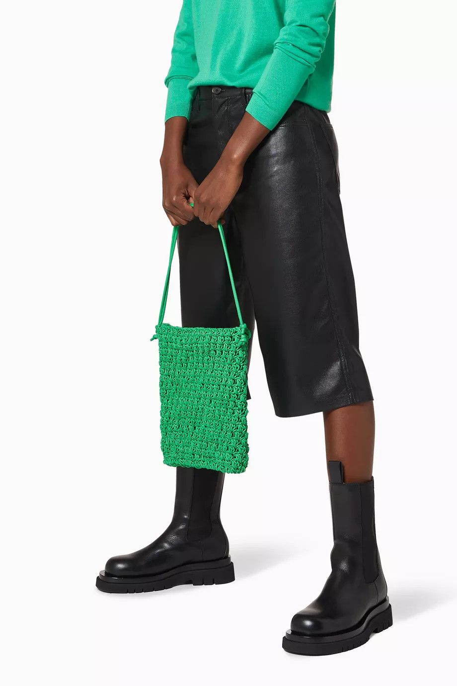 Bottega Veneta o1loc1c0824 Size: OS / Shoulder Bag in Green Size ONE SIZE - 4 Thumbnail
