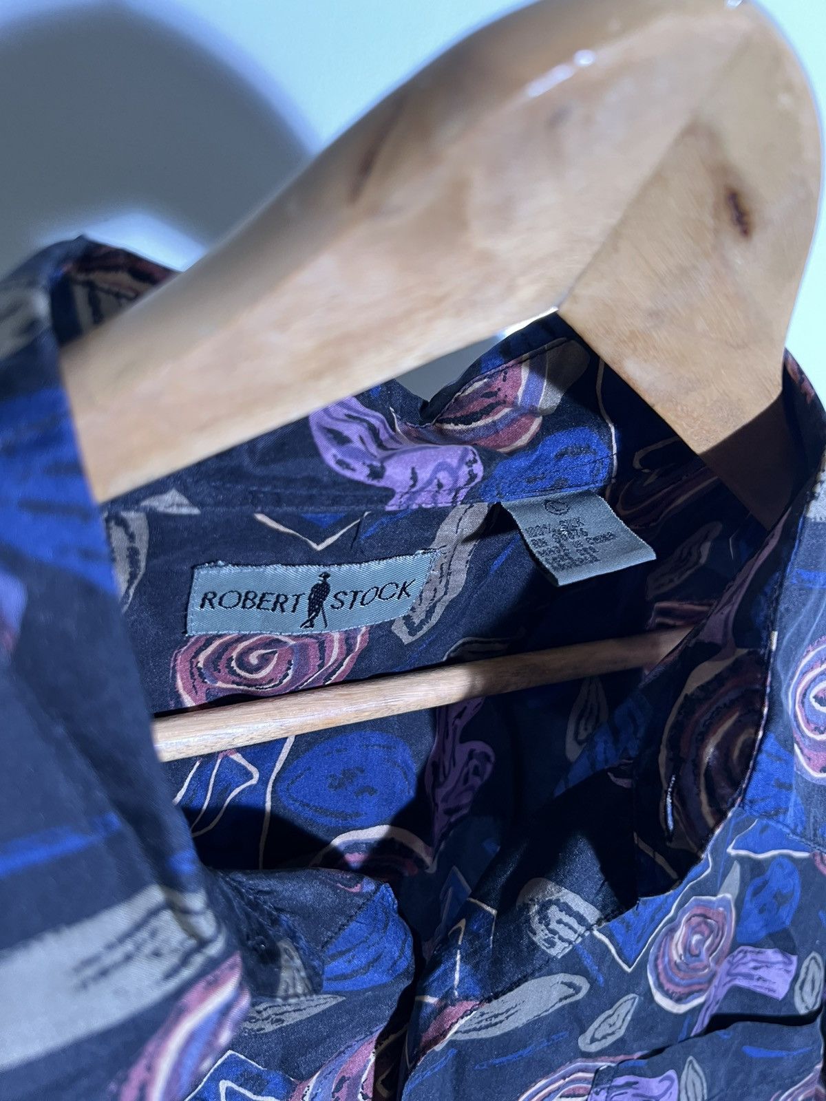 Vintage 90’s 2000’s Y2K VTG Vintage Robert Stock Multi Pattern Shirt Size US L / EU 52-54 / 3 - 5 Thumbnail