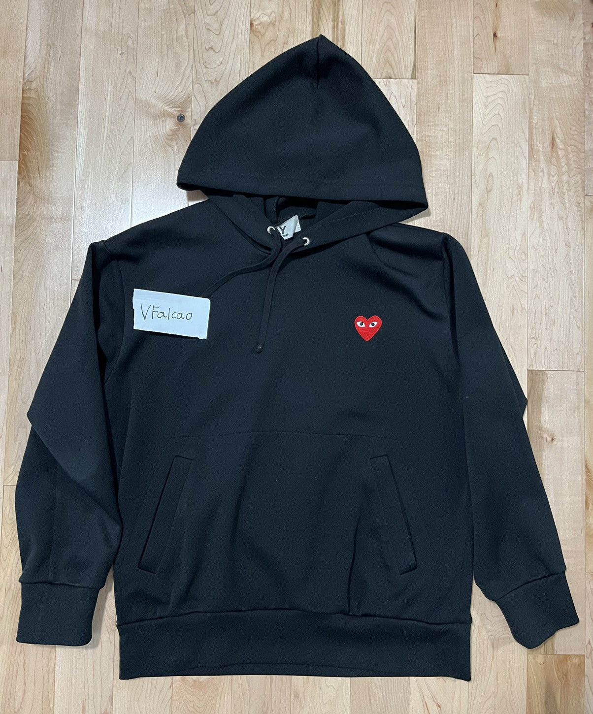Comme des Garcons PLAY Pullover Hoodie Size US L / EU 52-54 / 3 - 3 Thumbnail