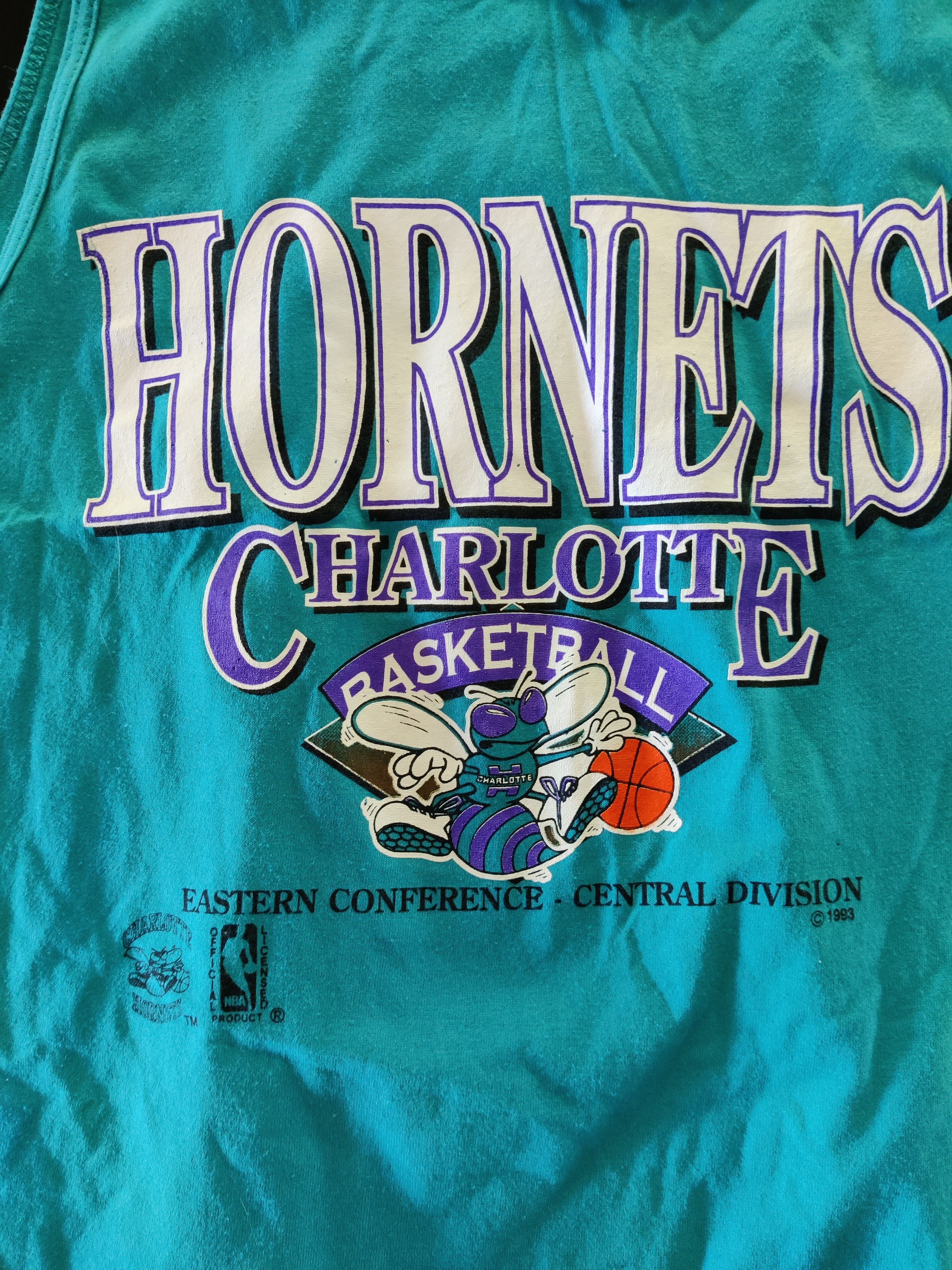 Vintage Spectator Charlotte Hornets NBA Tank Top Vintage 1993 XL Size US XL / EU 56 / 4 - 5 Thumbnail