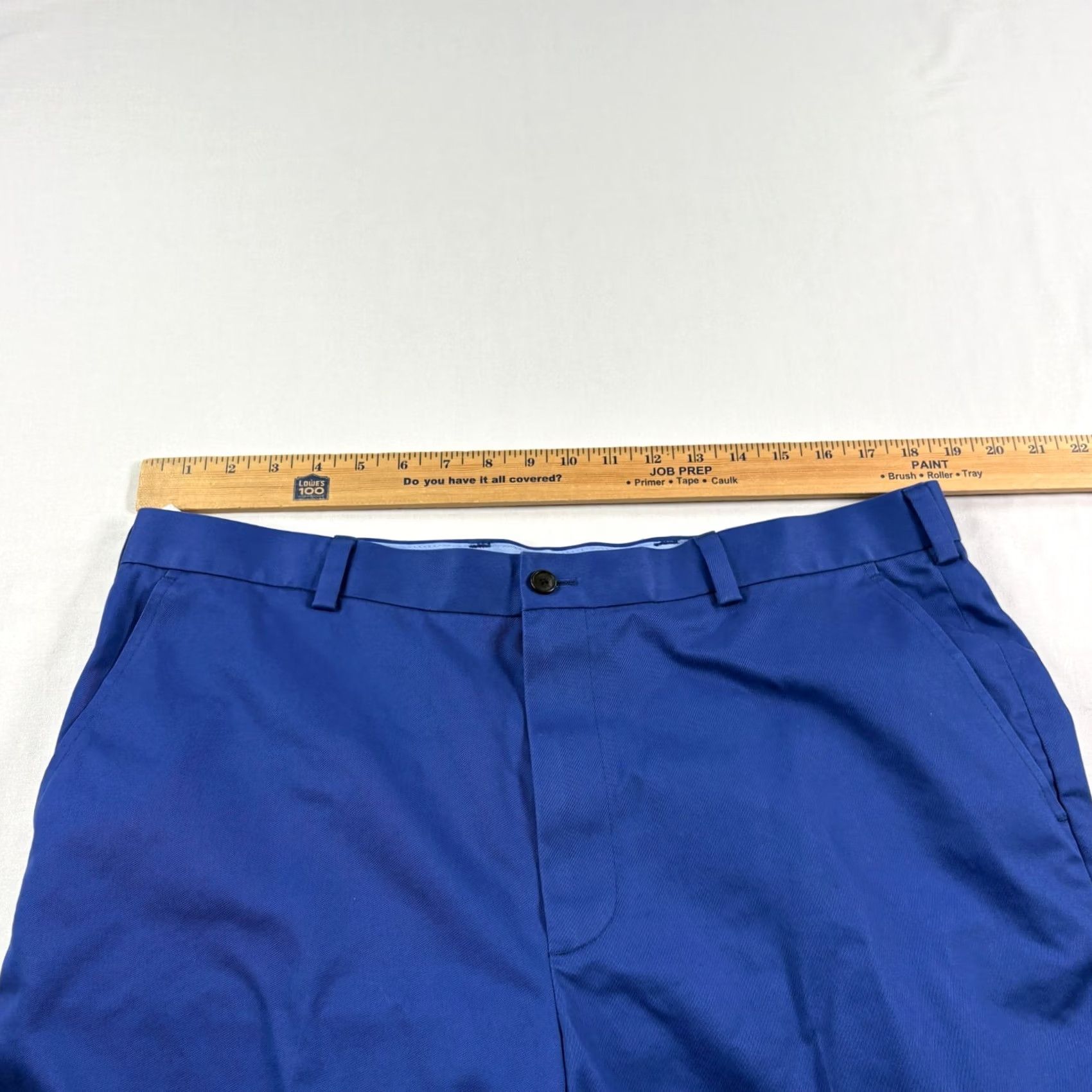 Brooks Brothers Brooks Brothers Pants Mens 37x30 Navy Chino Lightweight Regular Flat Front Cotton Casual Big & Tall Mens Size US 37 - 5 Thumbnail