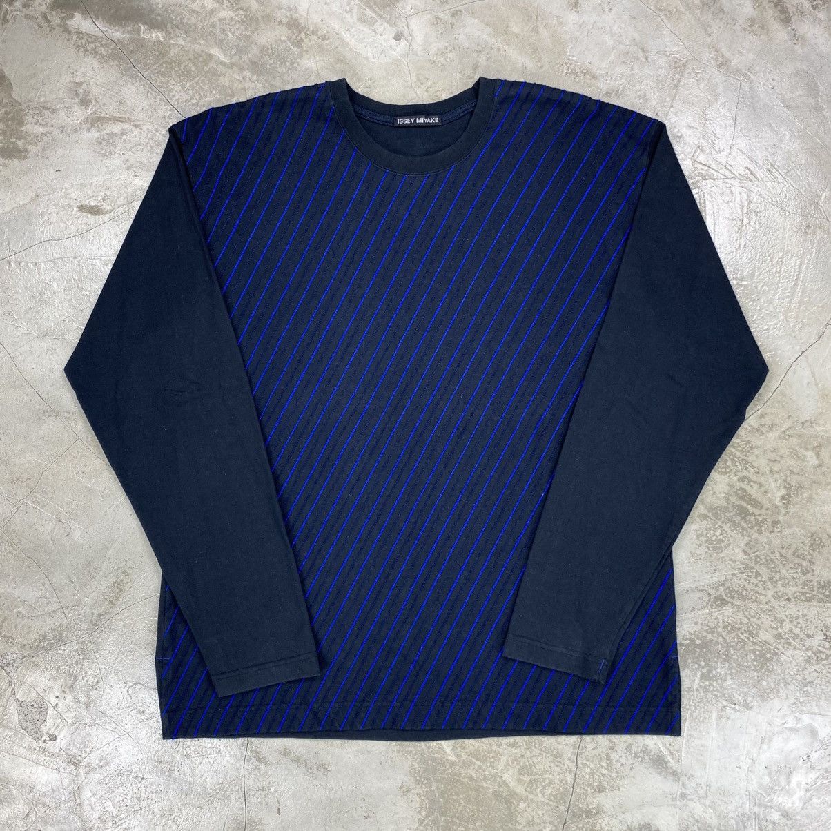 Issey Miyake Horizontal Velvet Striped Shirt Size US L / EU 52-54 / 3 - 1 Thumbnail