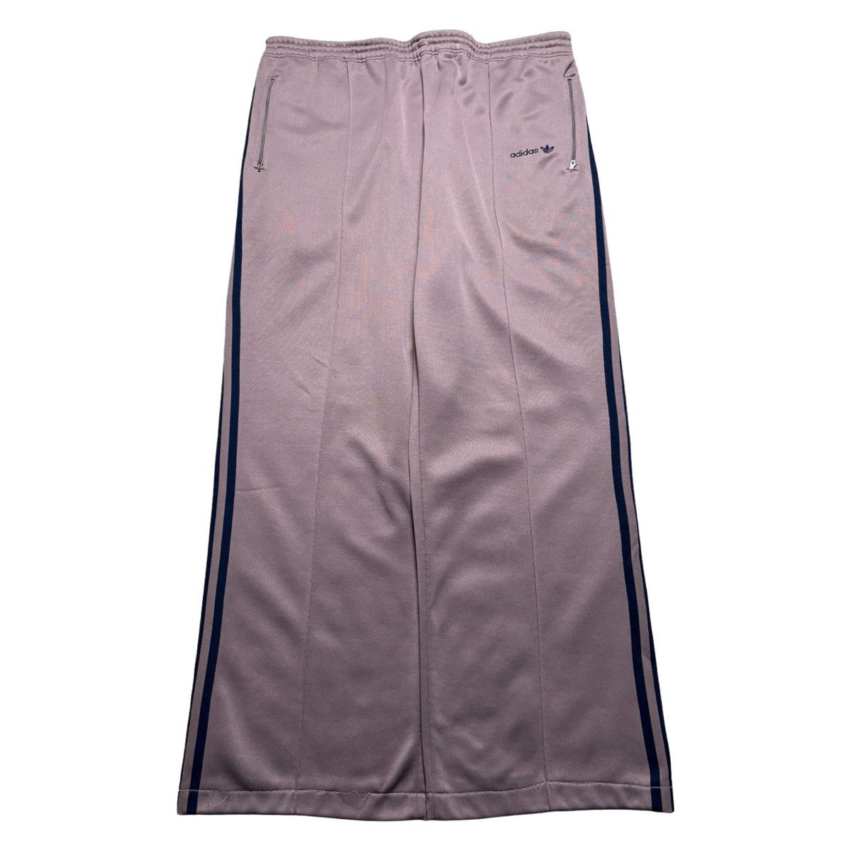 V70s Adidas Golden Navy Tre Foil Track Pants Baggy XL EUC