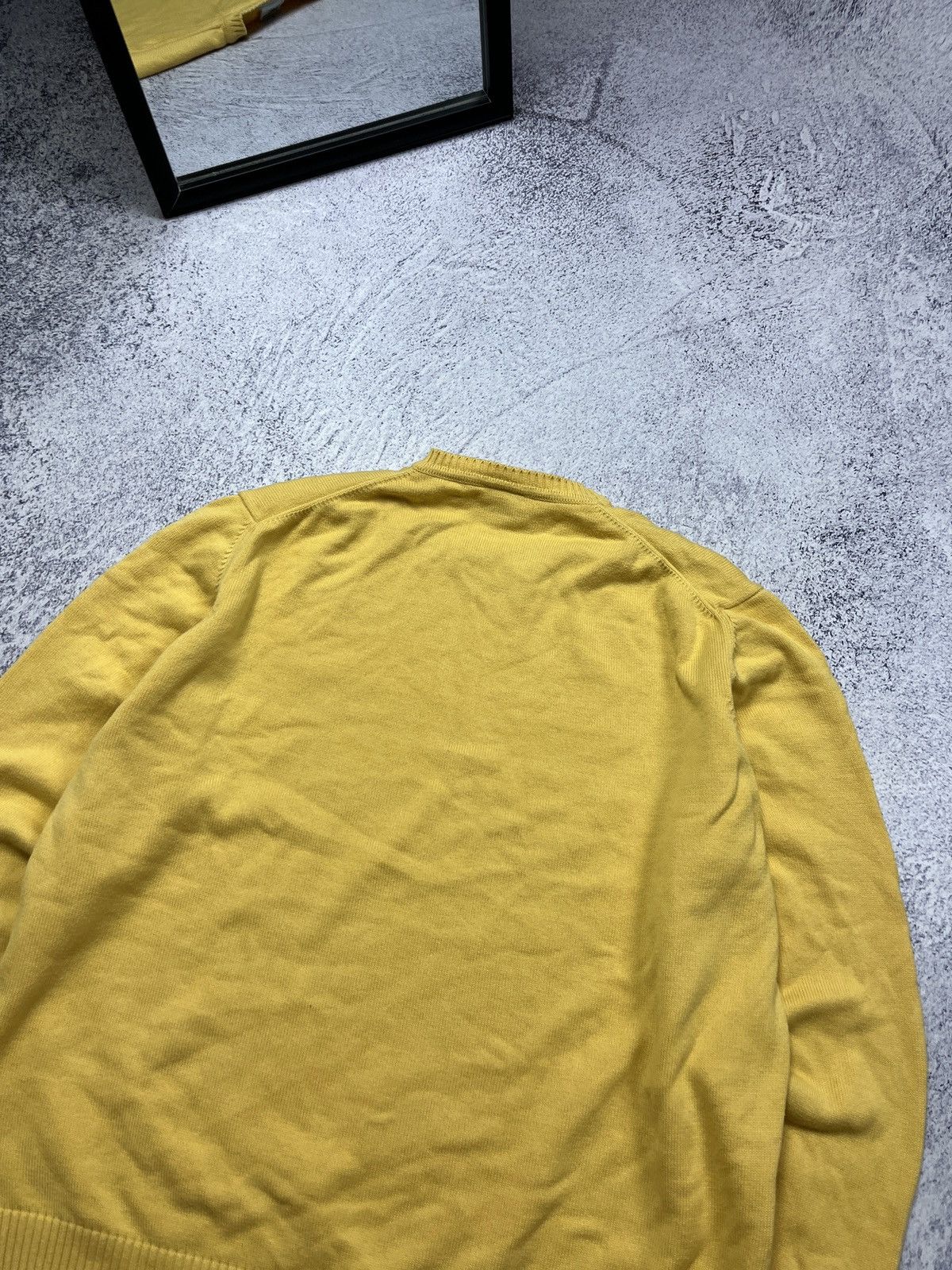 Lacoste × Vintage Lacoste Vintage Sweater Knit Casual Yellow 90s Hype Rare Size US XL / EU 56 / 4 - 12 Thumbnail