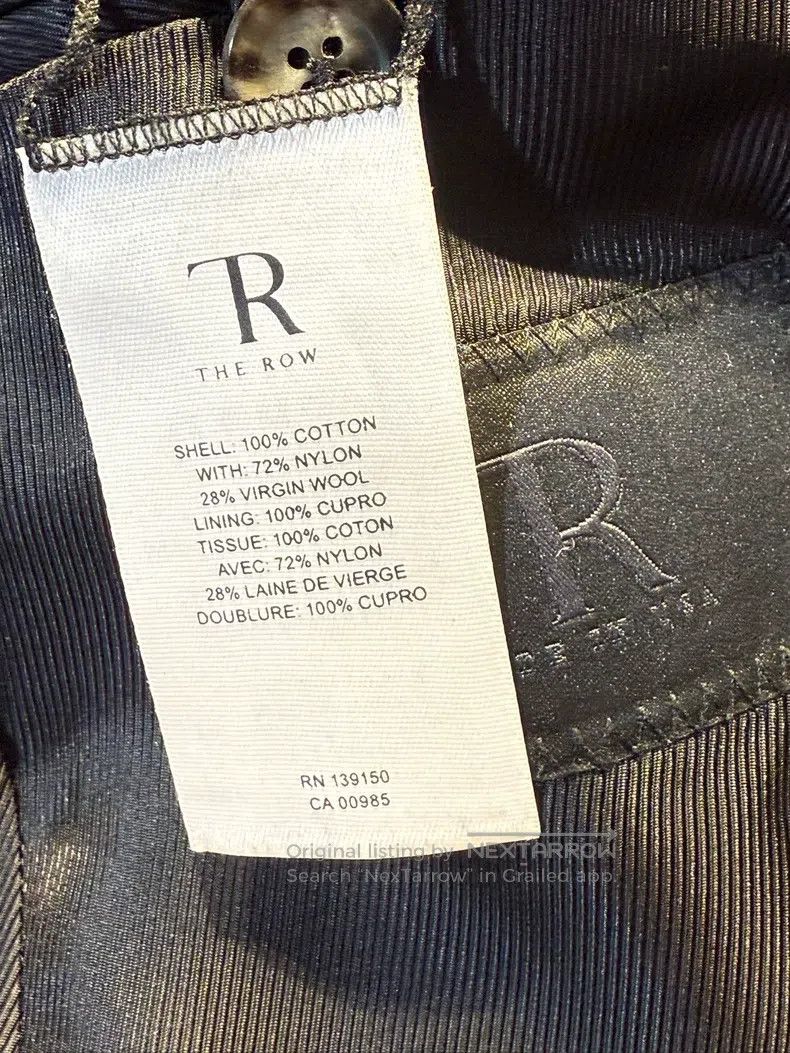 The Row The Row size 4 Double-breasted jacket Size XS / US 0-2 / IT 36-38 - 3 Thumbnail