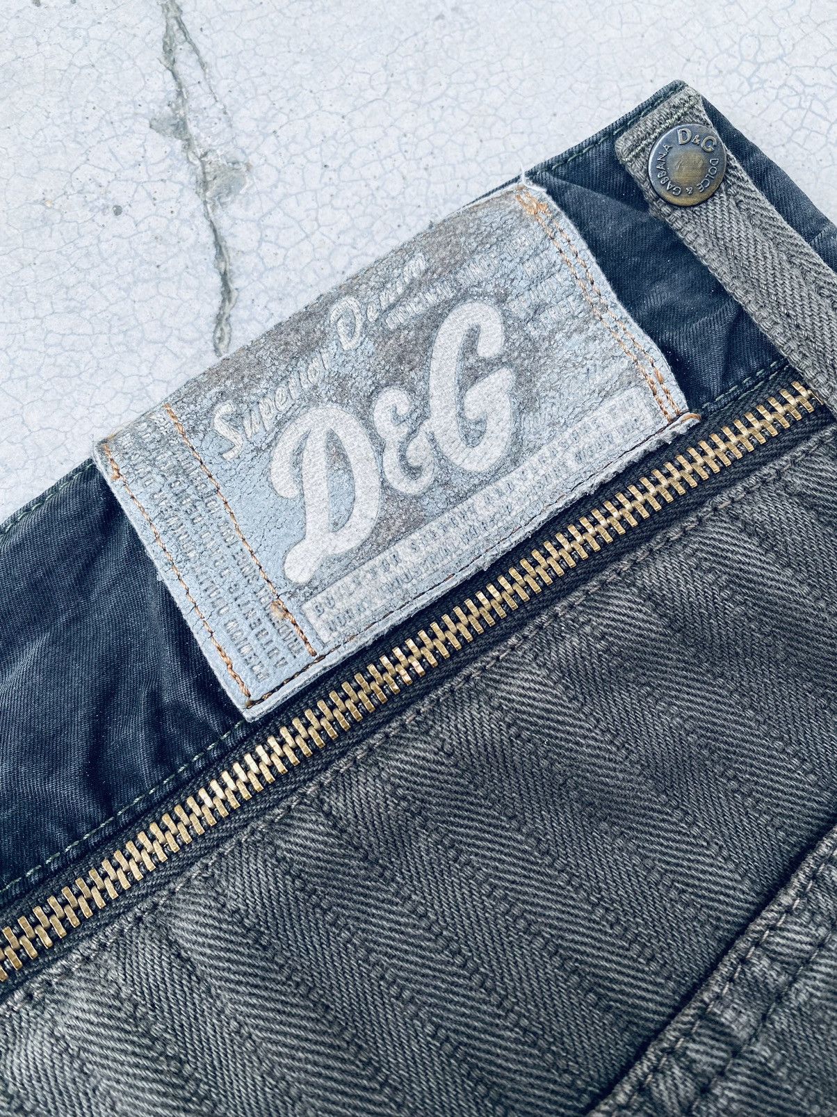 Dolce & Gabbana Vintage AW2003 Dolce & Gabbana Zipper Waist Pants Size US 32 / EU 48 - 14 Thumbnail