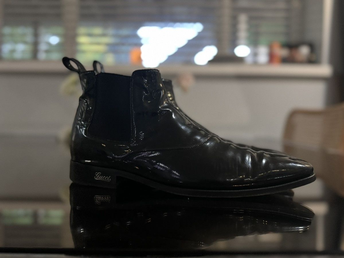 Gucci Gucci Side Gore Boots - High Gloss Size US 8.5 / EU 41-42 - 4 Thumbnail
