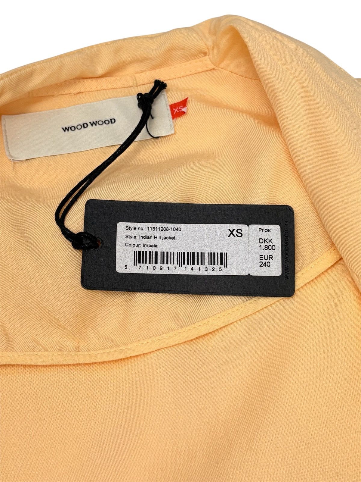 Designer × Wood Wood WOOD WOOD SILK TWILL INDIAN HILL JACKET YELLOW BELTED XS Size XS / US 0-2 / IT 36-38 - 7 Thumbnail