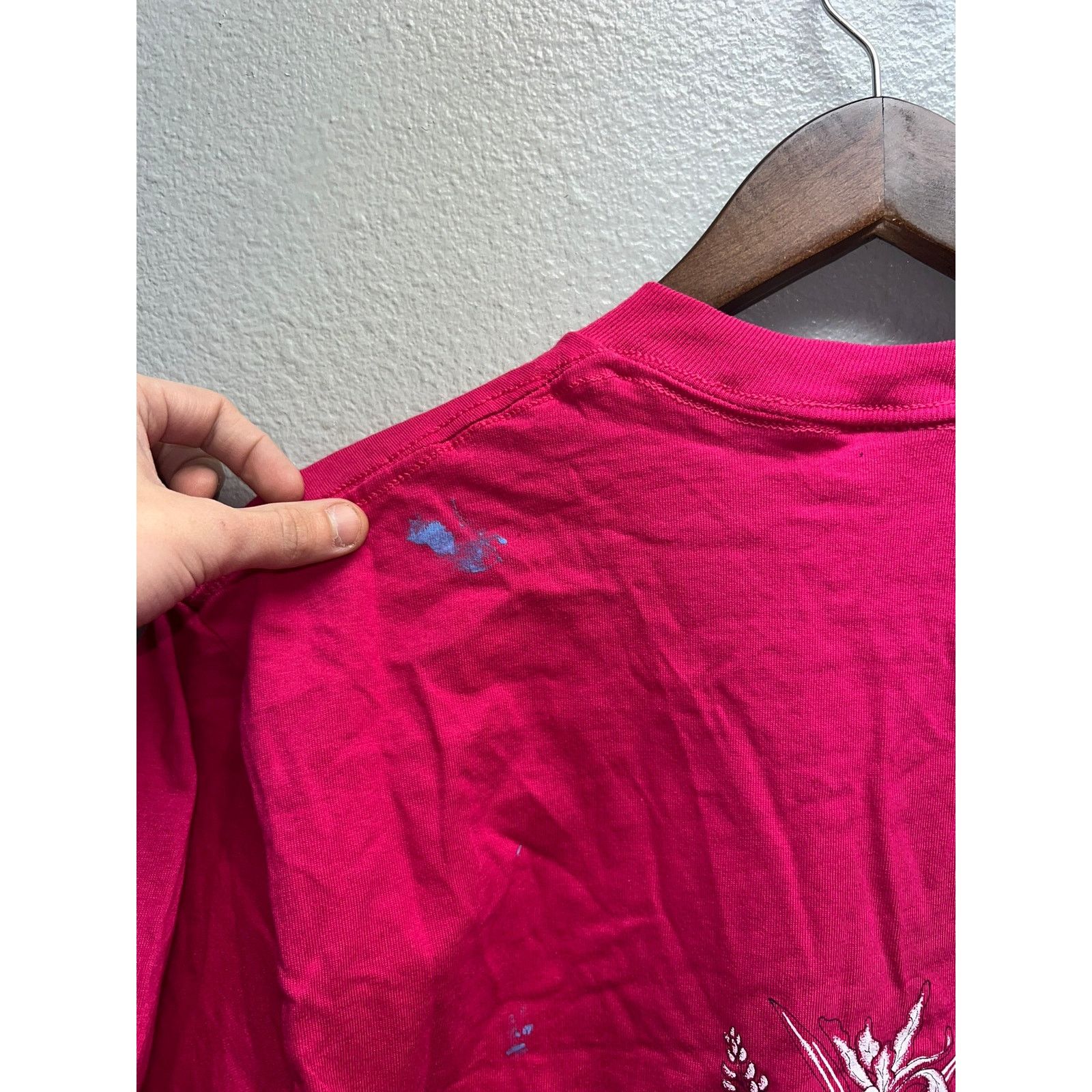Jerzees Vintage South Dakota Shirt Pink Flower Pink Tee 90s Large L Size US L / EU 52-54 / 3 - 8 Thumbnail