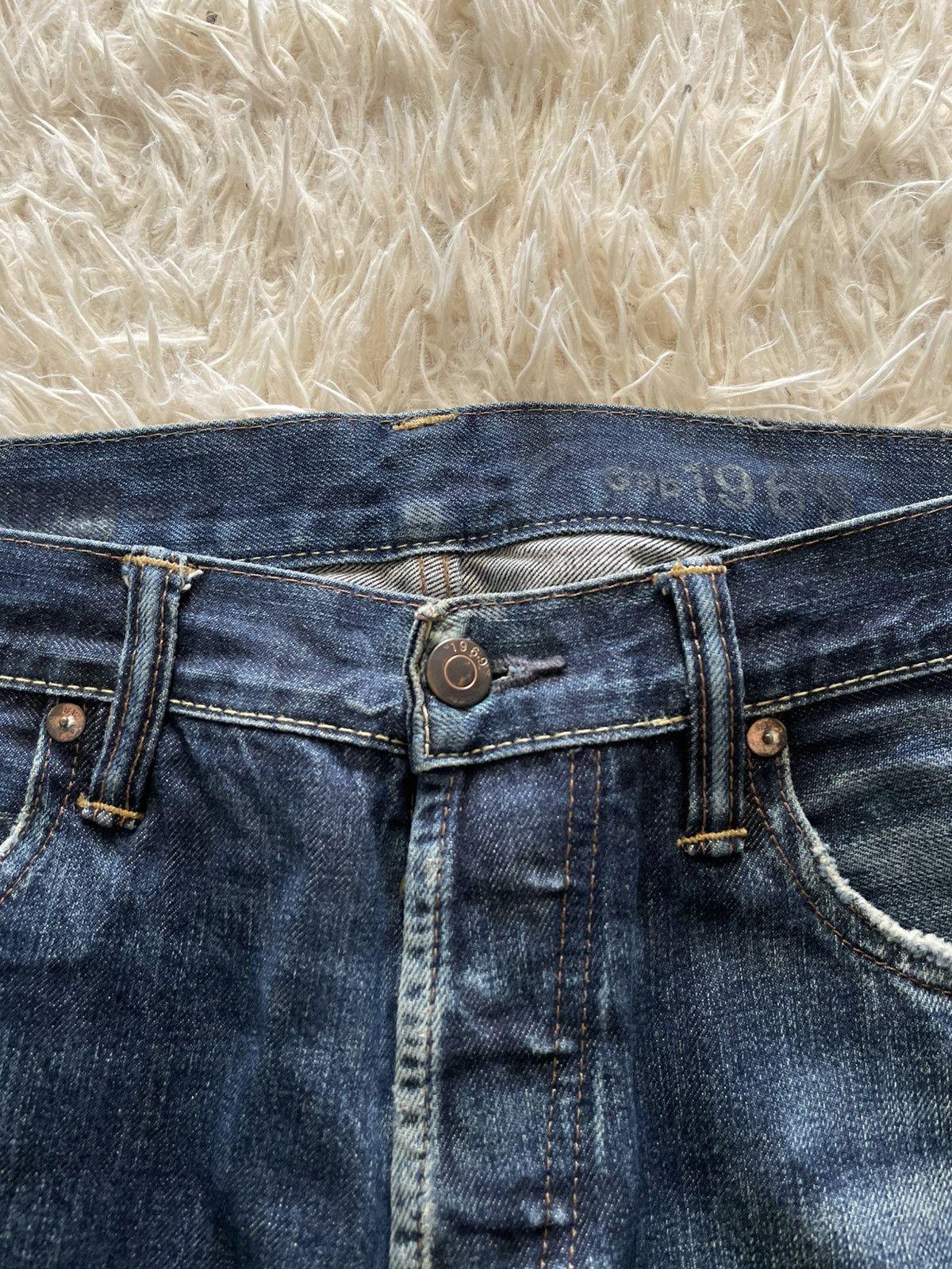 Gap Final Drop💥Rusty Distressed GAP 1969 Selvedge (UNI-04) Size US 32 / EU 48 - 5 Thumbnail