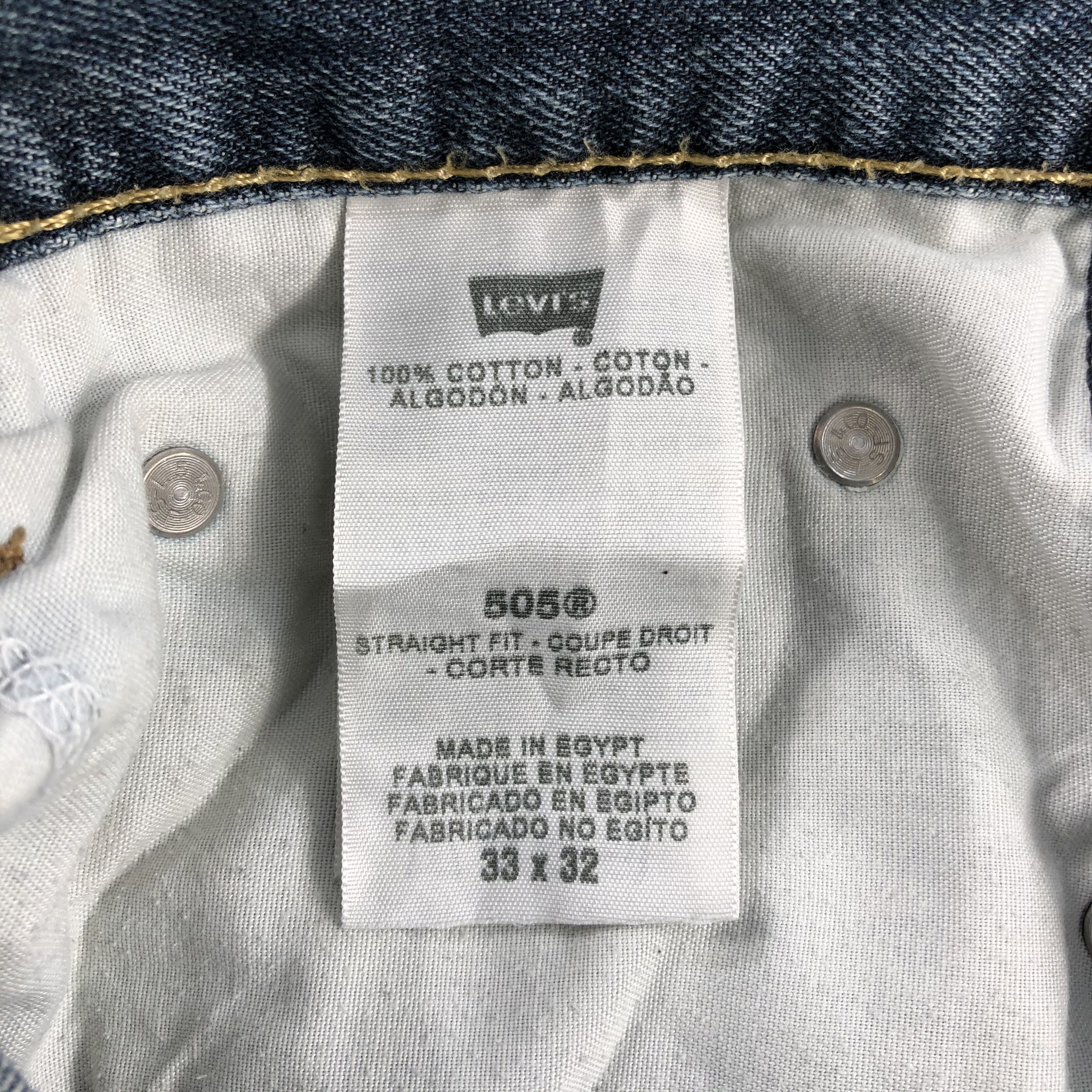 Levi's × Vintage Vintage Levis 505 Jeans-JM1221 Size US 35 - 9 Thumbnail