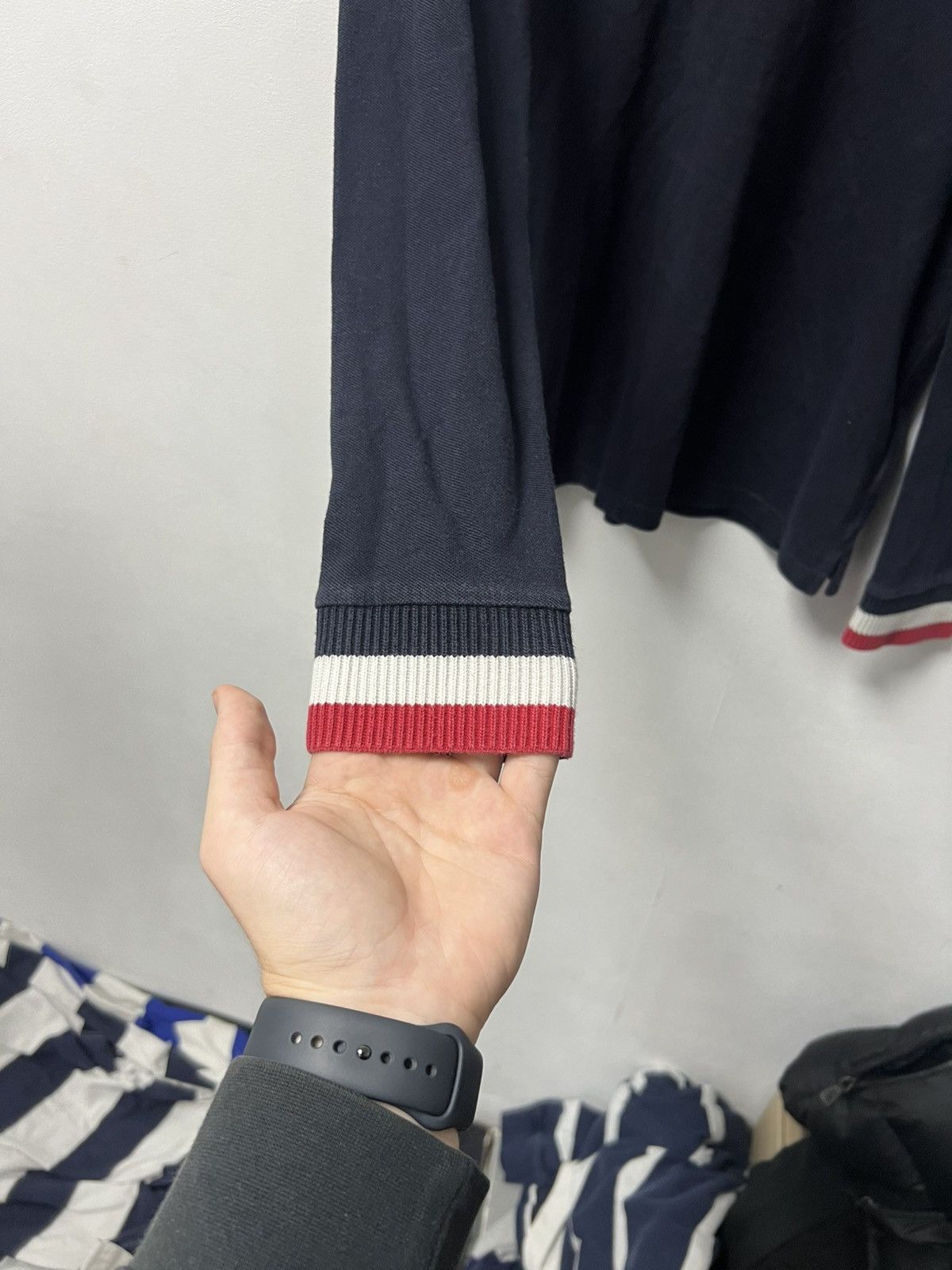 Moncler Moncler Long Sleeve Polo T Shirt Size US S / EU 44-46 / 1 - 4 Thumbnail