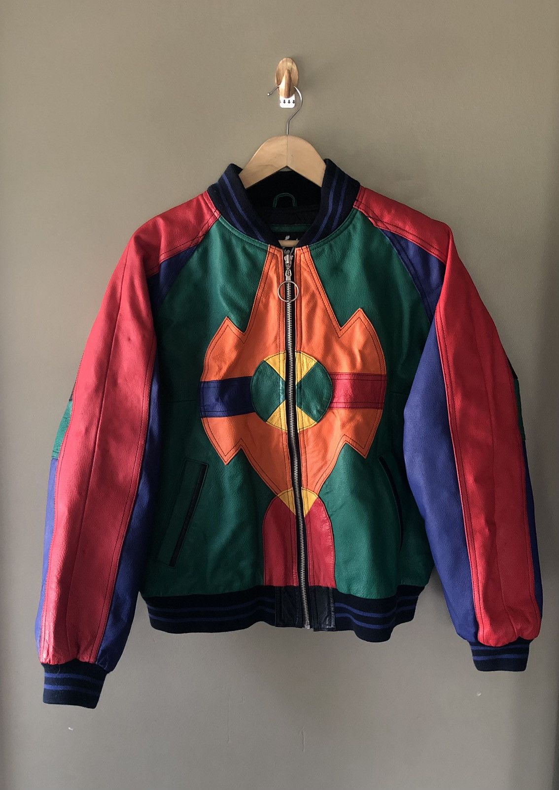 Genuine Leather × Vintage CRAZY 🔥🔥Vintage 1980s Winlit Genuine leather jacket Size US M / EU 48-50 / 2 - 1 Thumbnail