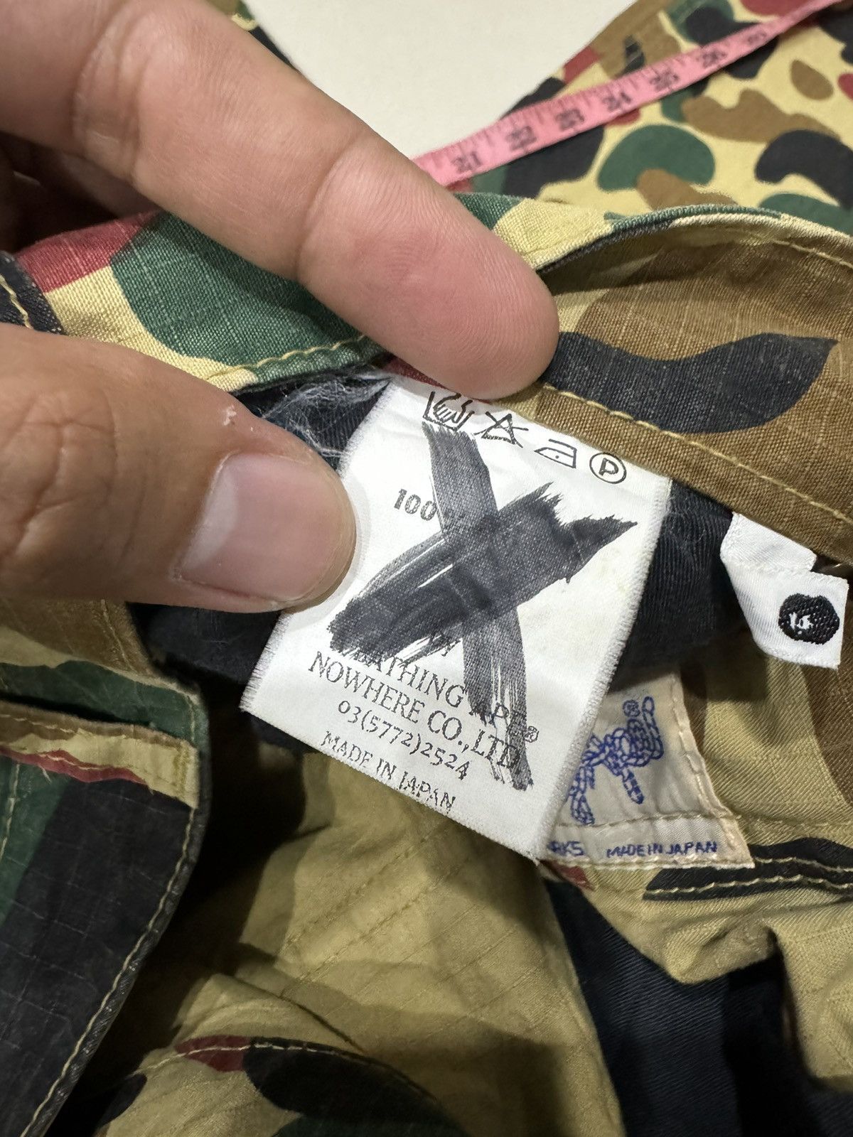 Bape A BATHING APE HUMAN CAMO PANTS Size US 27 - 11 Thumbnail