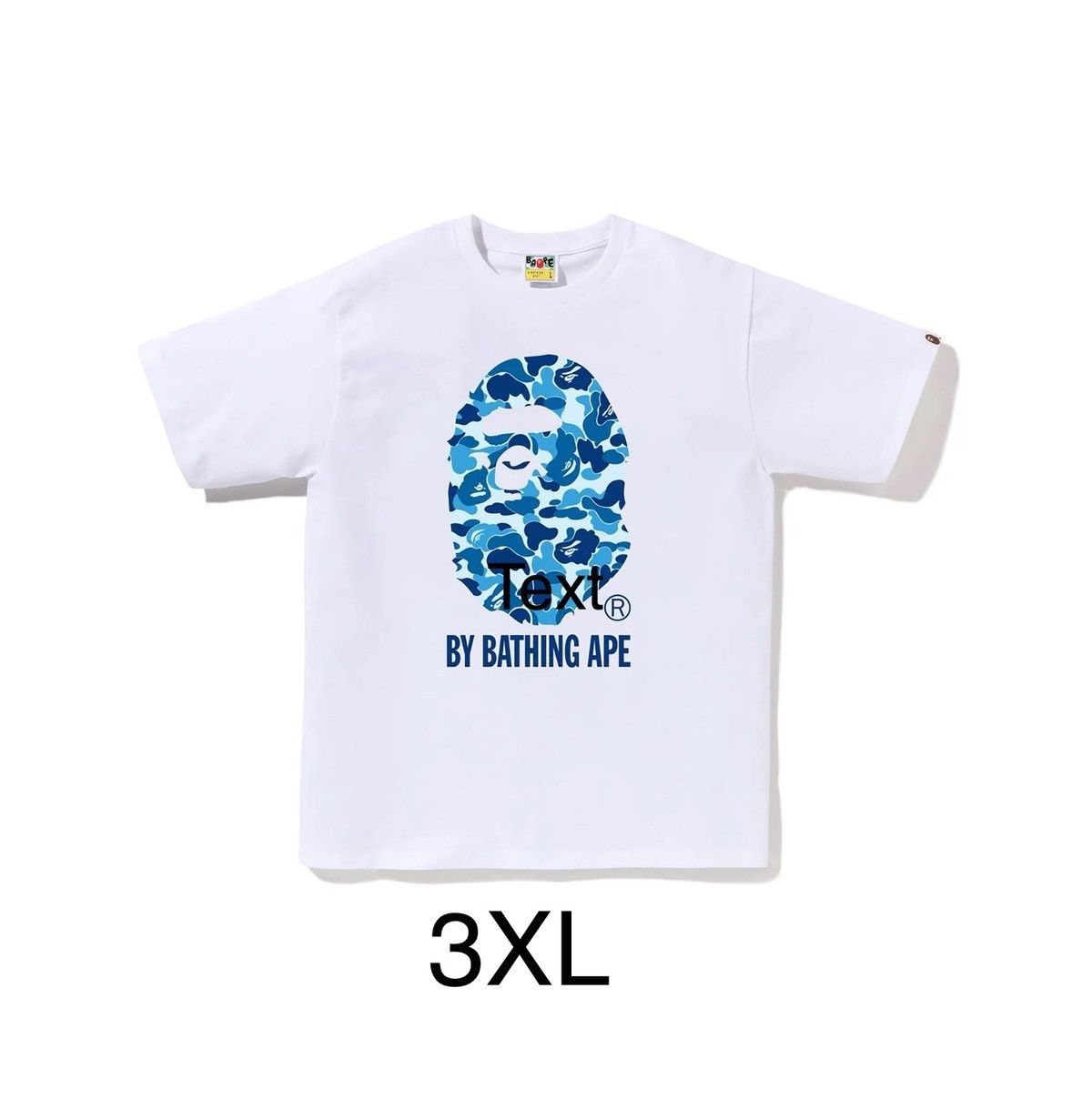 Bape BAPE ABC Camo By Bathing Ape Tee (SS25) White/Blue Size US XXL / EU 58 / 5 - 1 Thumbnail