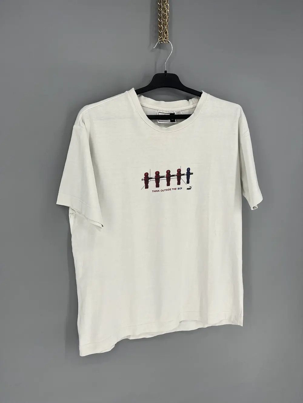 Puma Vintage Y2K Streetwear Humor PUMA Think Outside The Box Size US M / EU 48-50 / 2 - 2 Thumbnail