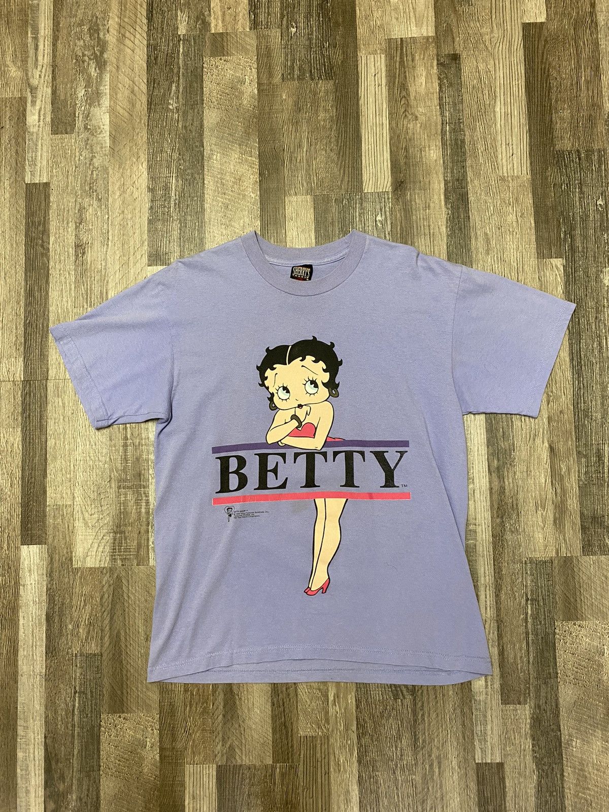Vintage Vintage 1997 90’s Betty Boop Tee T Shirt Grail Sherrys Size US L / EU 52-54 / 3 - 1 Thumbnail