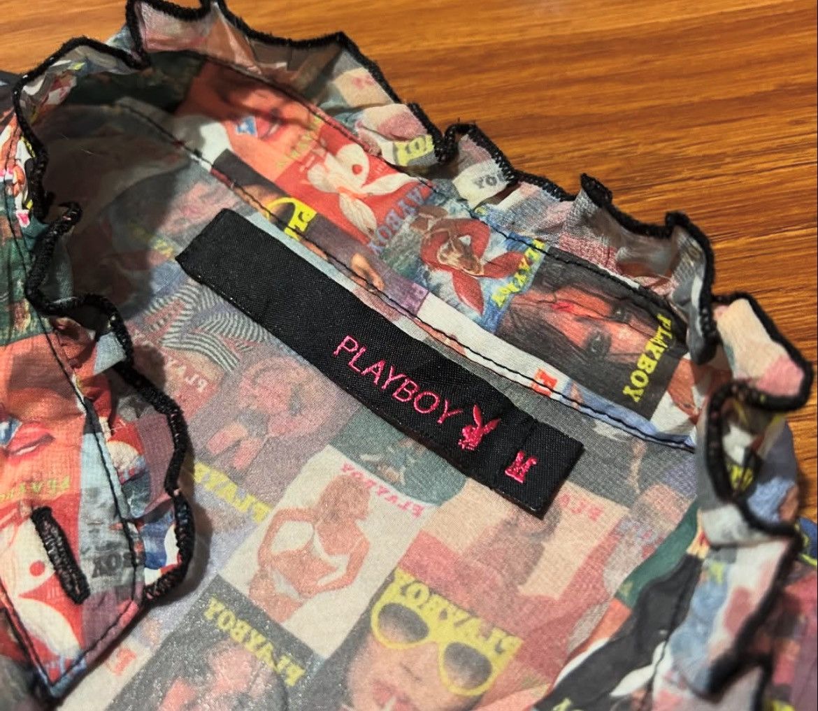 Japanese Brand × Playboy 2000s Playboy All Over Print Shirt y2k style Size US M / EU 48-50 / 2 - 5 Thumbnail