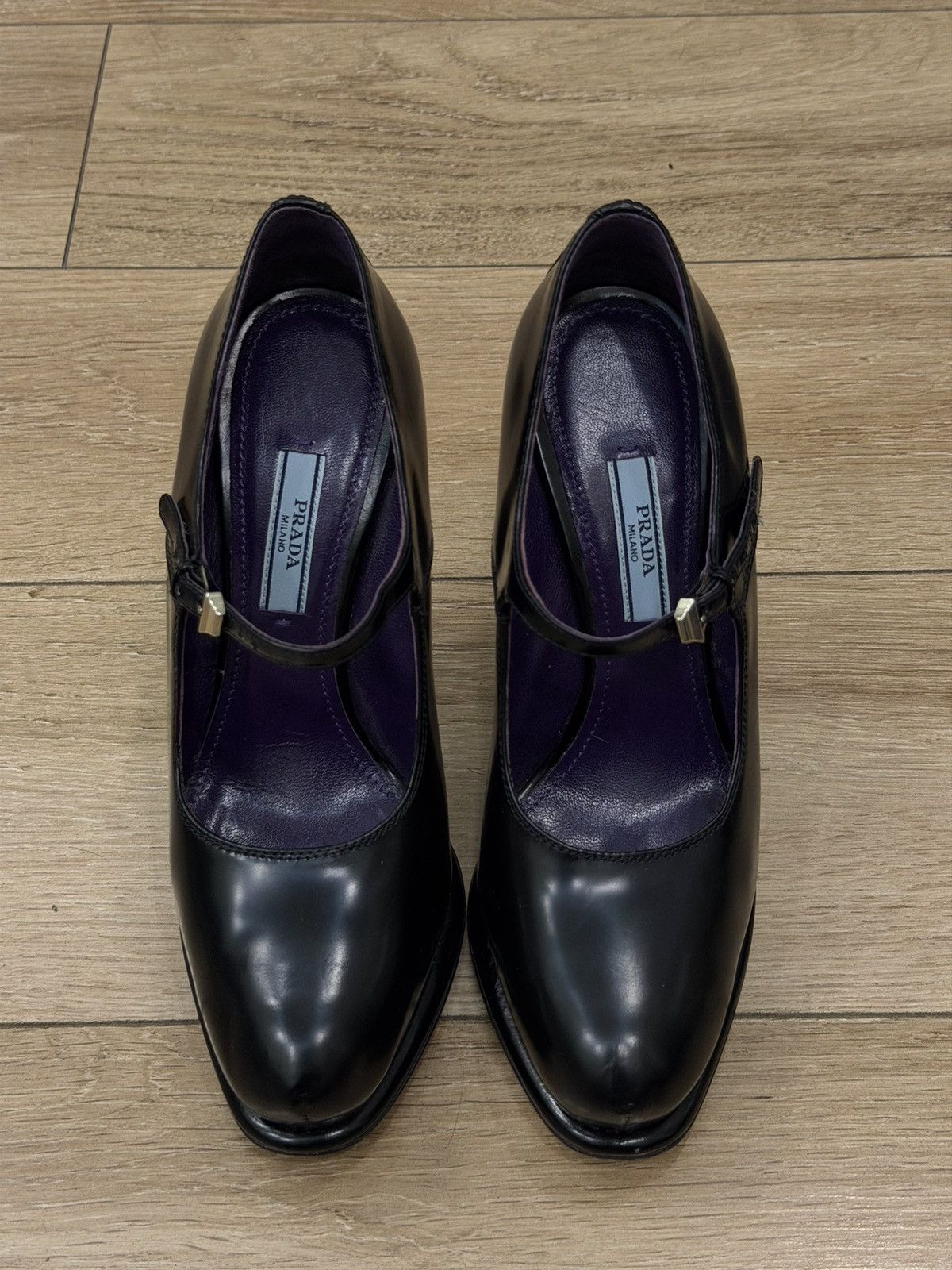 Prada Prada FW12 Black Mary Jane Heels Size US 7.5 / IT 37.5 - 1 Thumbnail