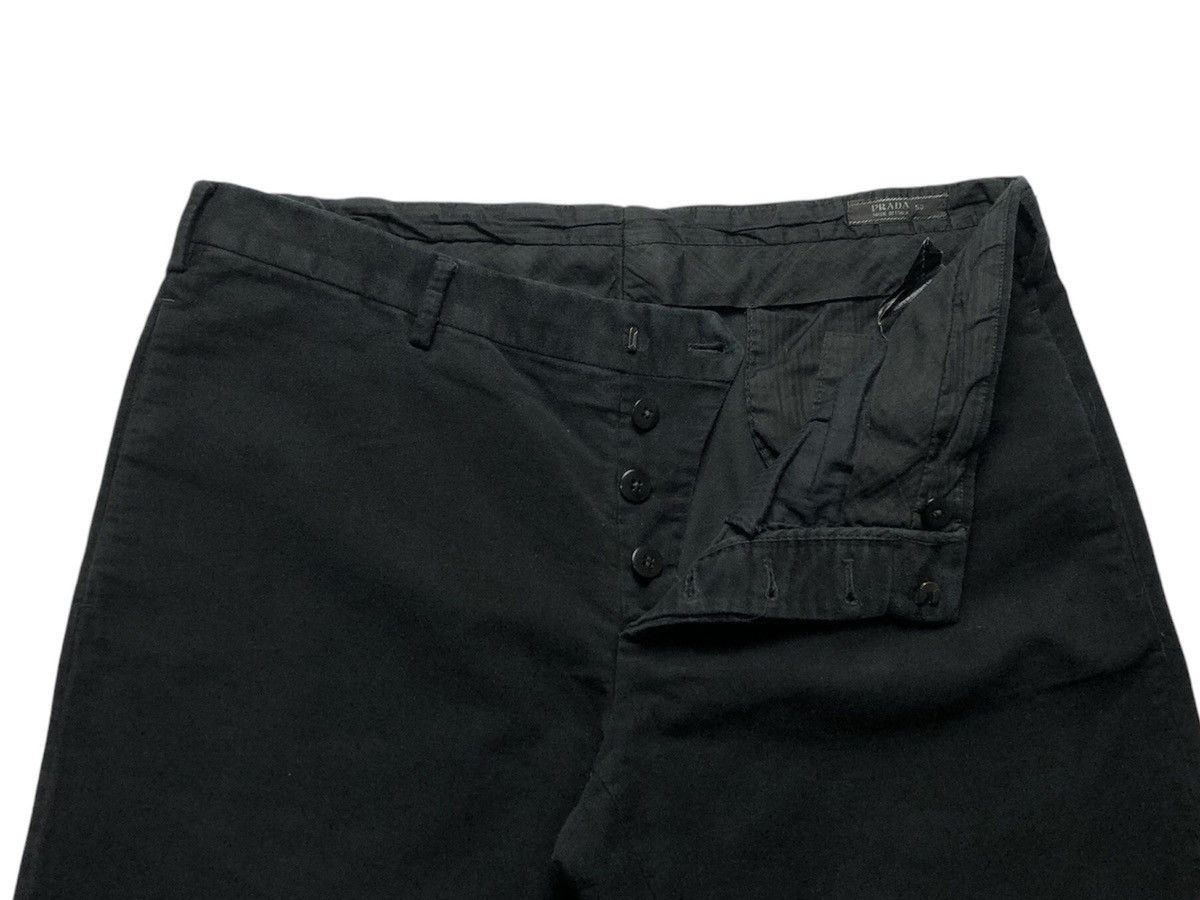 Prada Prada black cotton pants Size US 34 / EU 50 - 4 Thumbnail