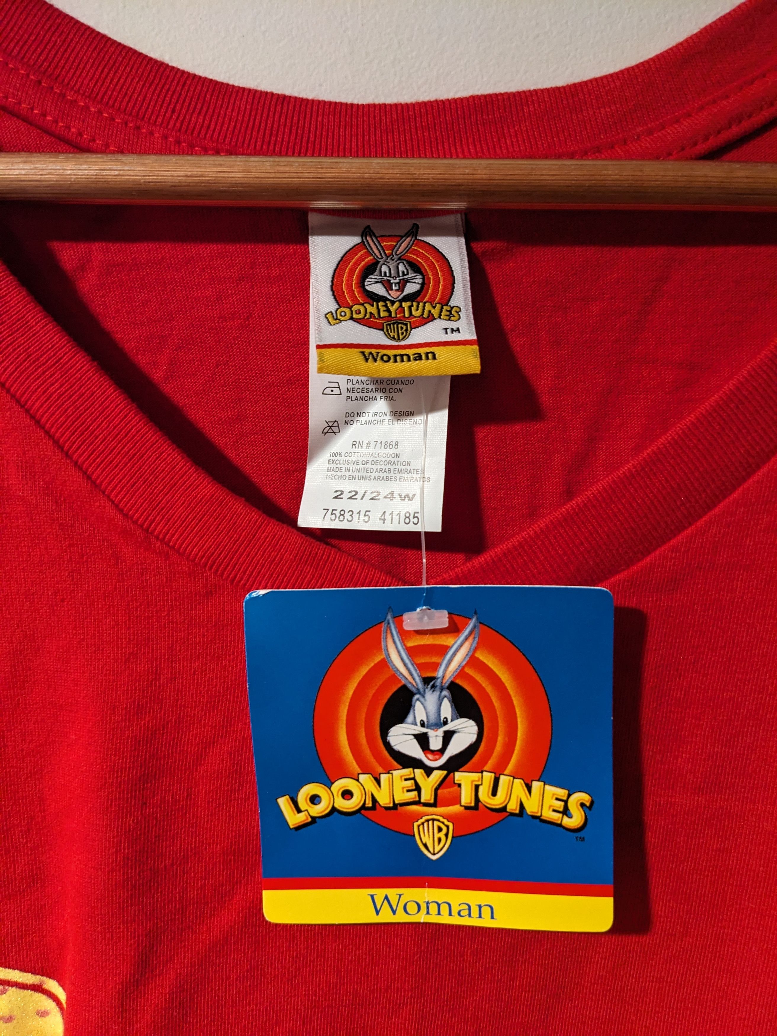 Cartoon Network × Vintage Vintage 2003 Looney Tunes Taz Love Heart XX-Large T-Shirt Size US XXL / EU 58 / 5 - 3 Thumbnail