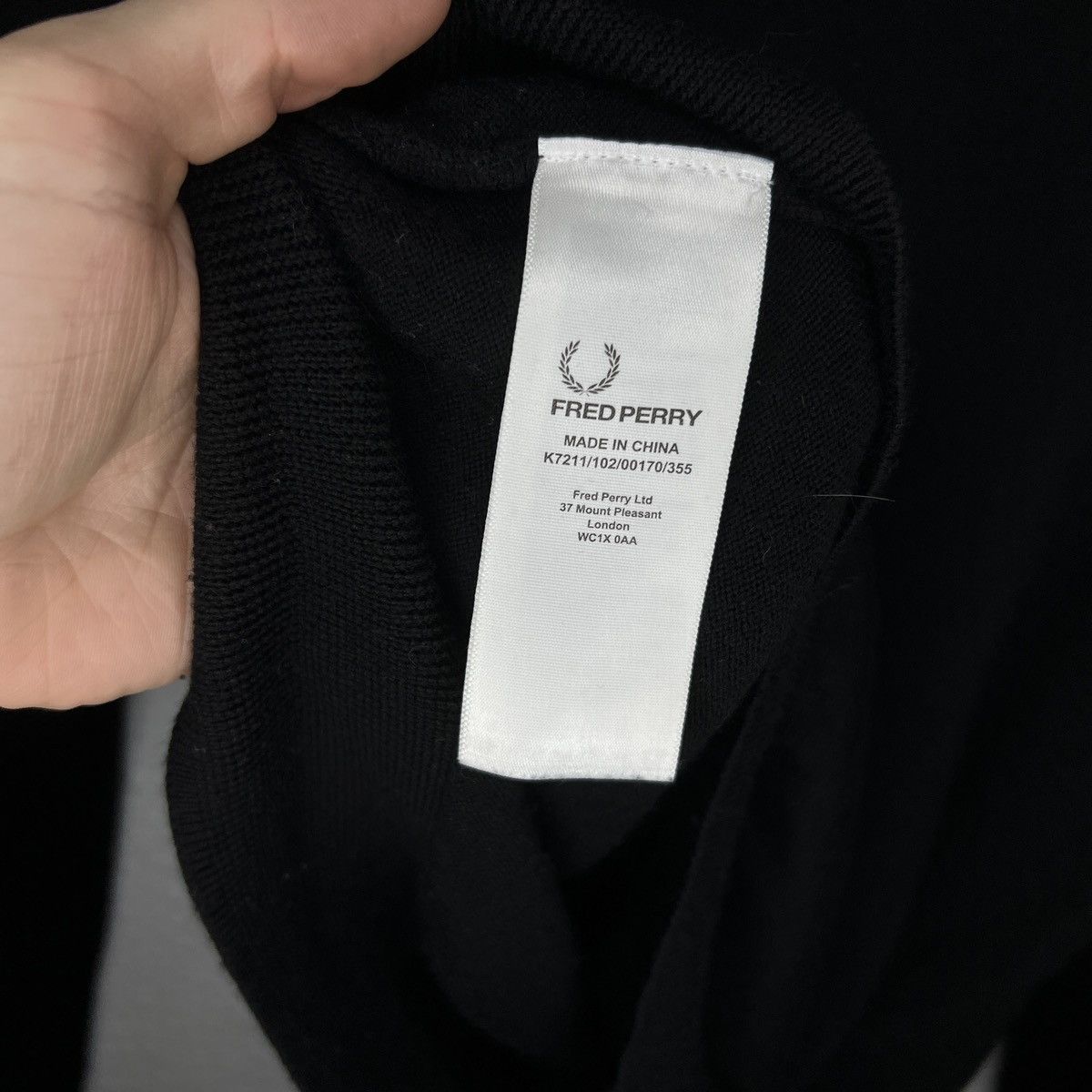 Fred Perry × Vintage Fred Perry vintage sweater size L Jumper Knit Wool Size US L / EU 52-54 / 3 - 5 Thumbnail