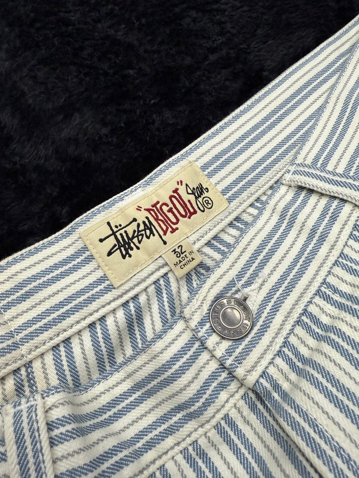 Stussy STUSSY STRIPE BIG OL' JEANS Size US 32 / EU 48 - 3 Thumbnail
