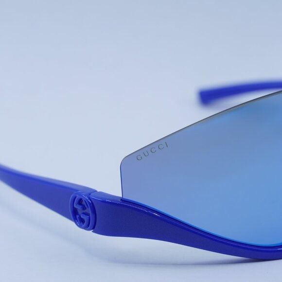 Gucci Gucci GG1650S 010 Sunglasses Blue Frame - Lowest Price! Size ONE SIZE - 5 Thumbnail