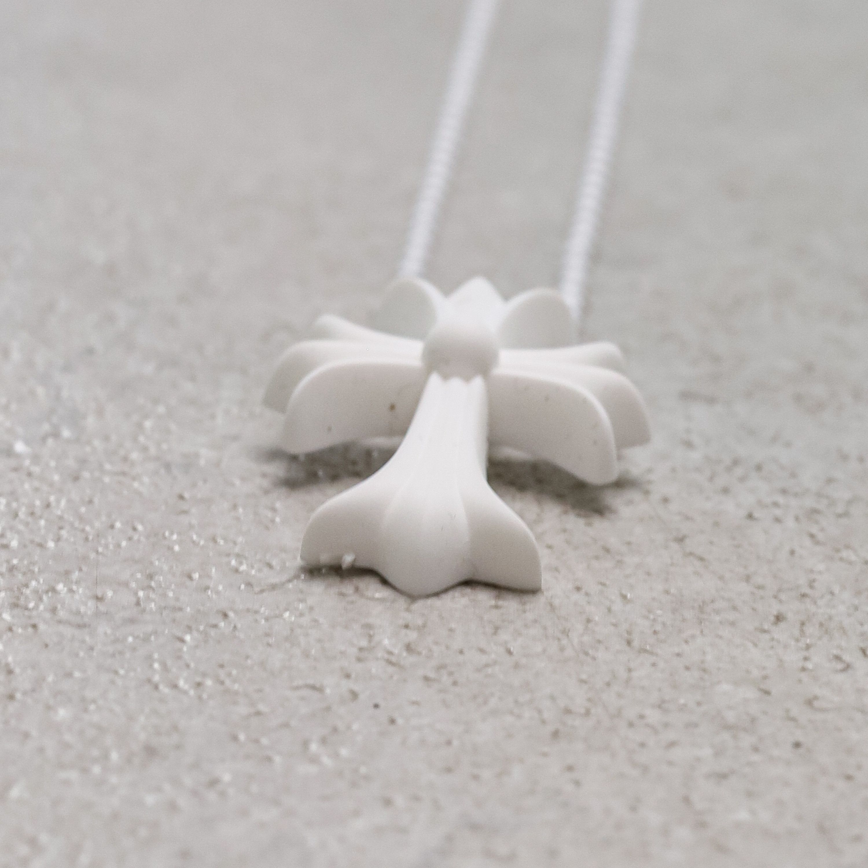 Chrome Hearts Chrome Hearts SIlichorme cross necklace white Size ONE SIZE - 2 Thumbnail