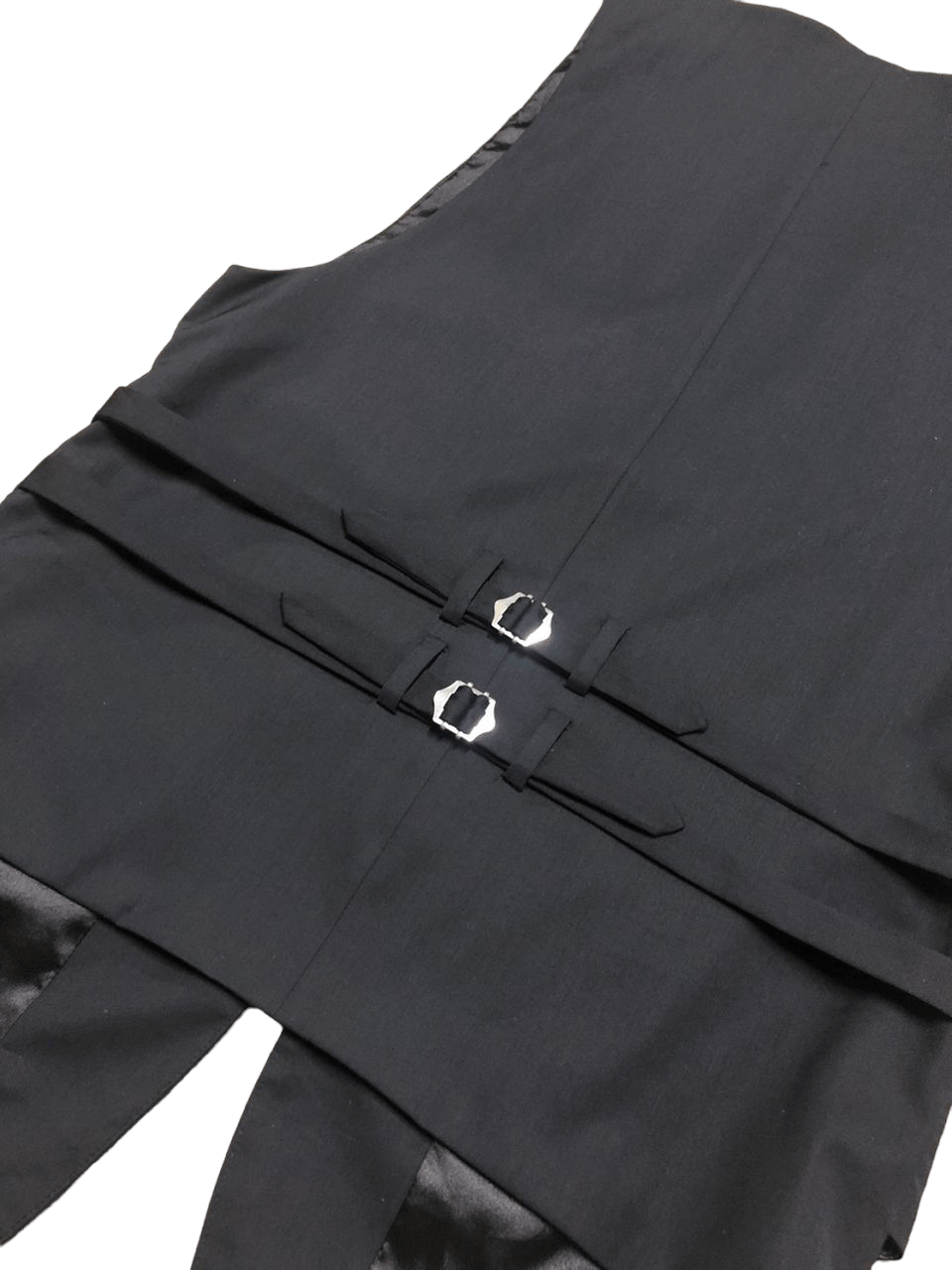 If Six Was Nine No Id Double Layer Black Vest Zipper Jacket Seditionaries Size US M / EU 48-50 / 2 - 15 Thumbnail