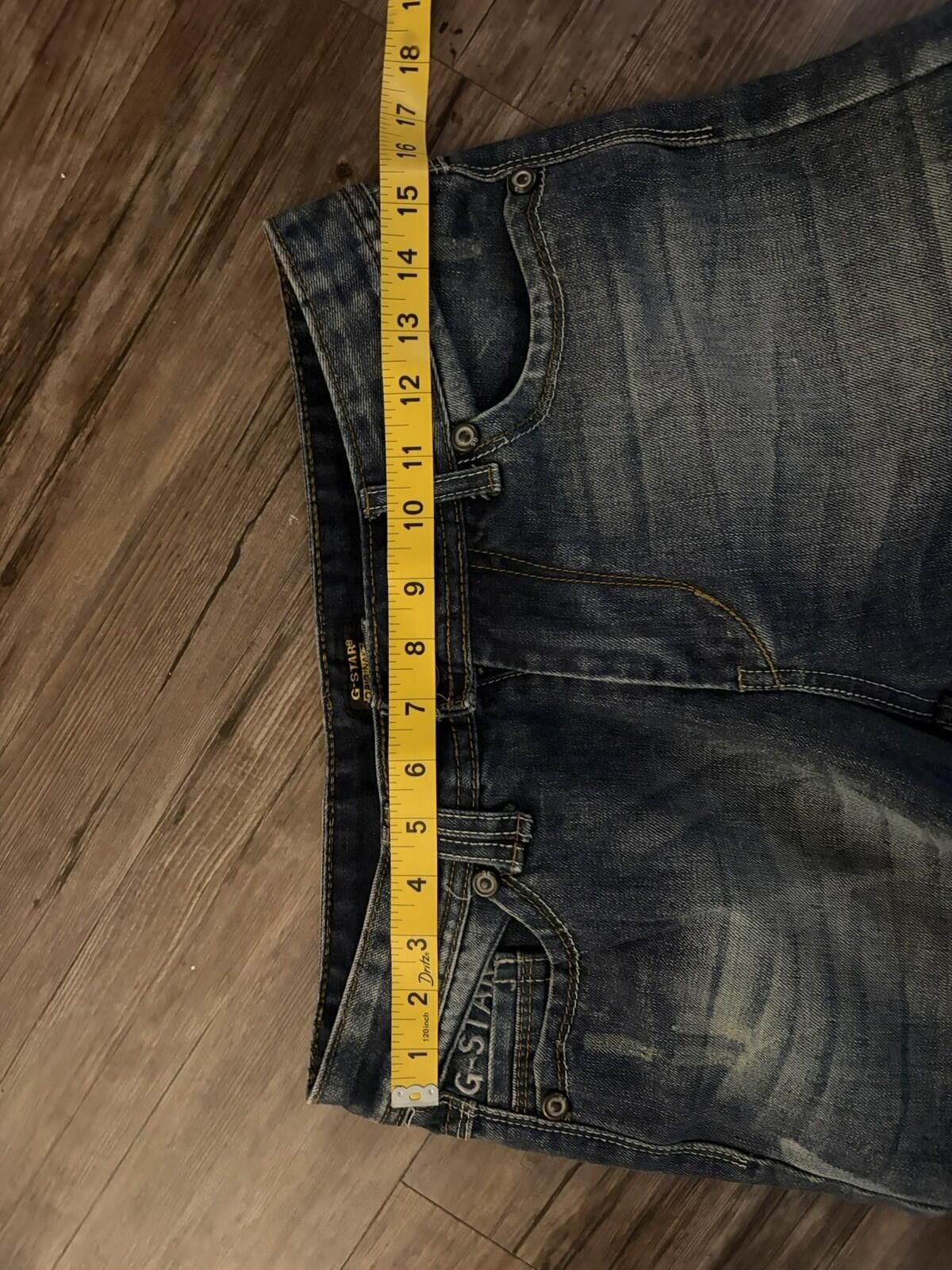 Other G-Star RAW Slim Jeans Mens 30x30 Dark Blue Grunge Size US 30 / EU 46 - 4 Thumbnail
