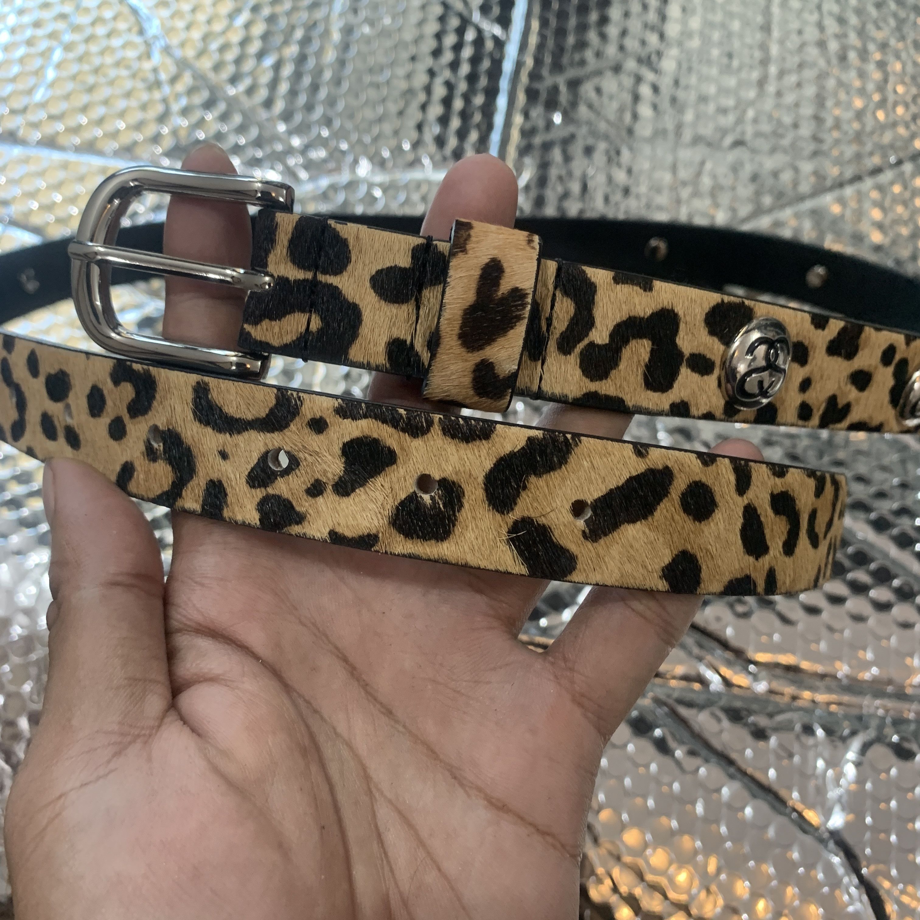 Stussy Stussy cheetah pattern ss link belt Size ONE SIZE - 3 Thumbnail