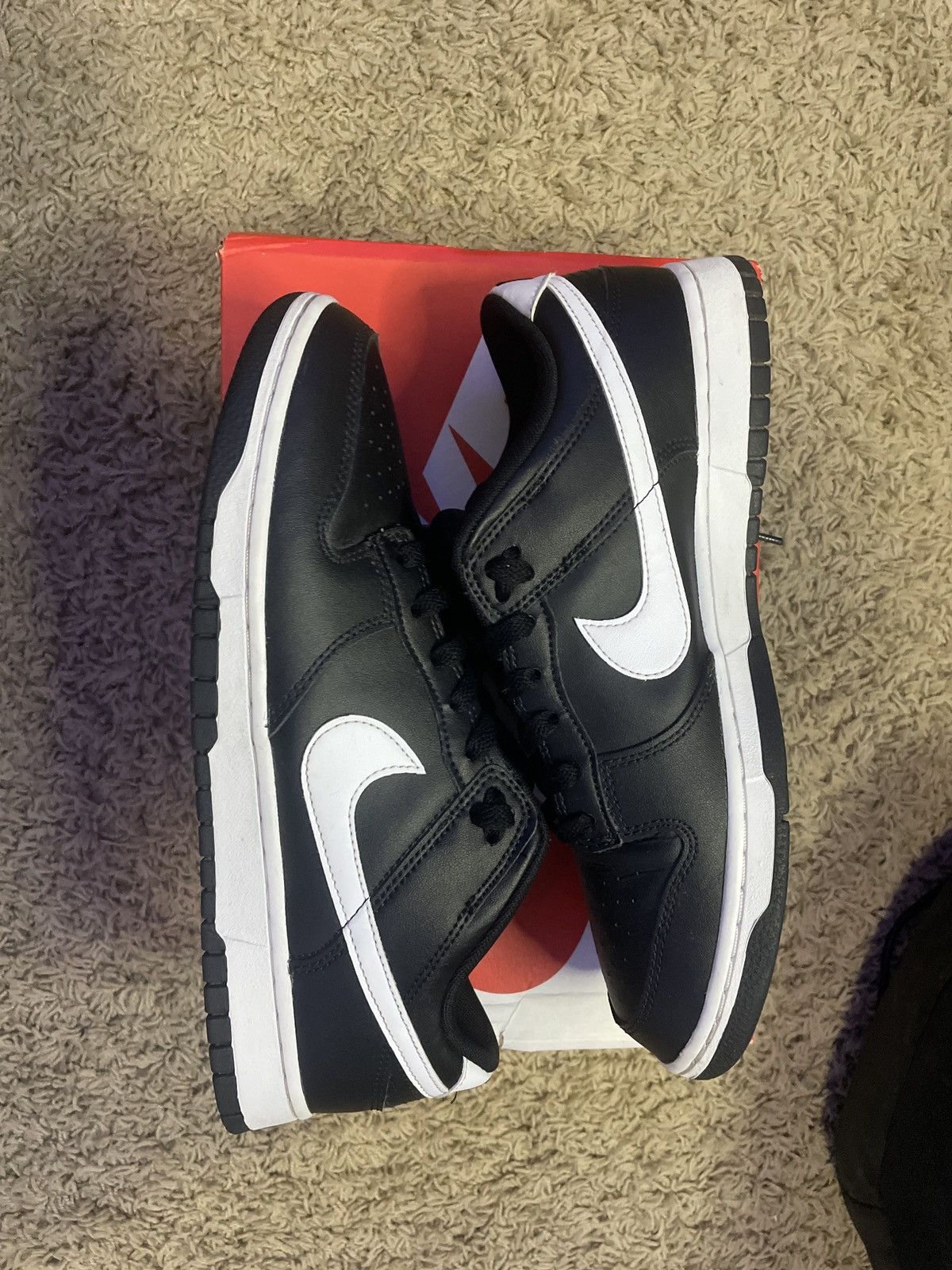 Nike Black Panda 2.0 Dunk Low Size US 10.5 / EU 43-44 - 3 Thumbnail