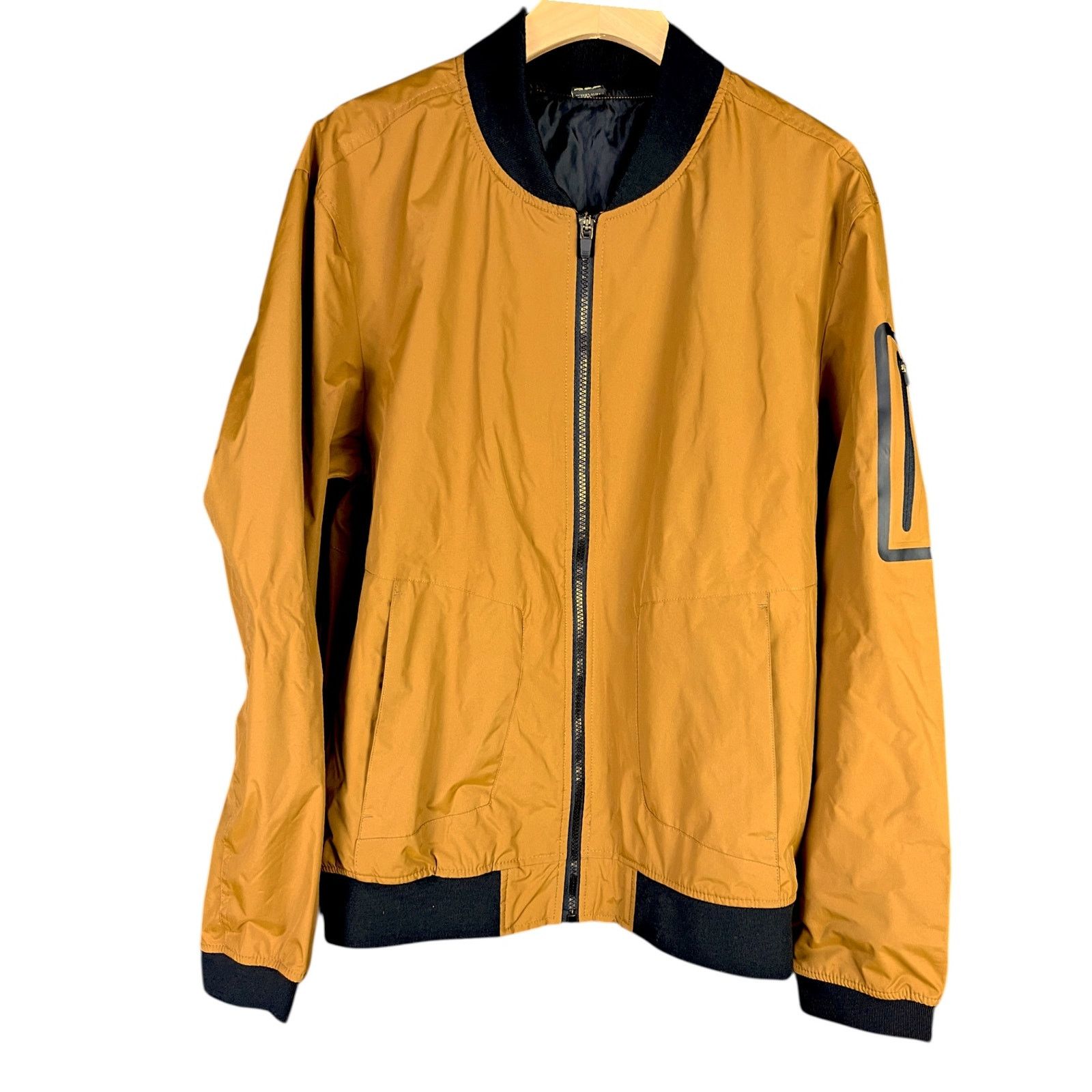 Other MSX Michael Strahan Brown Mustard Black Men's Large Full Zip Size US L / EU 52-54 / 3 - 6 Thumbnail