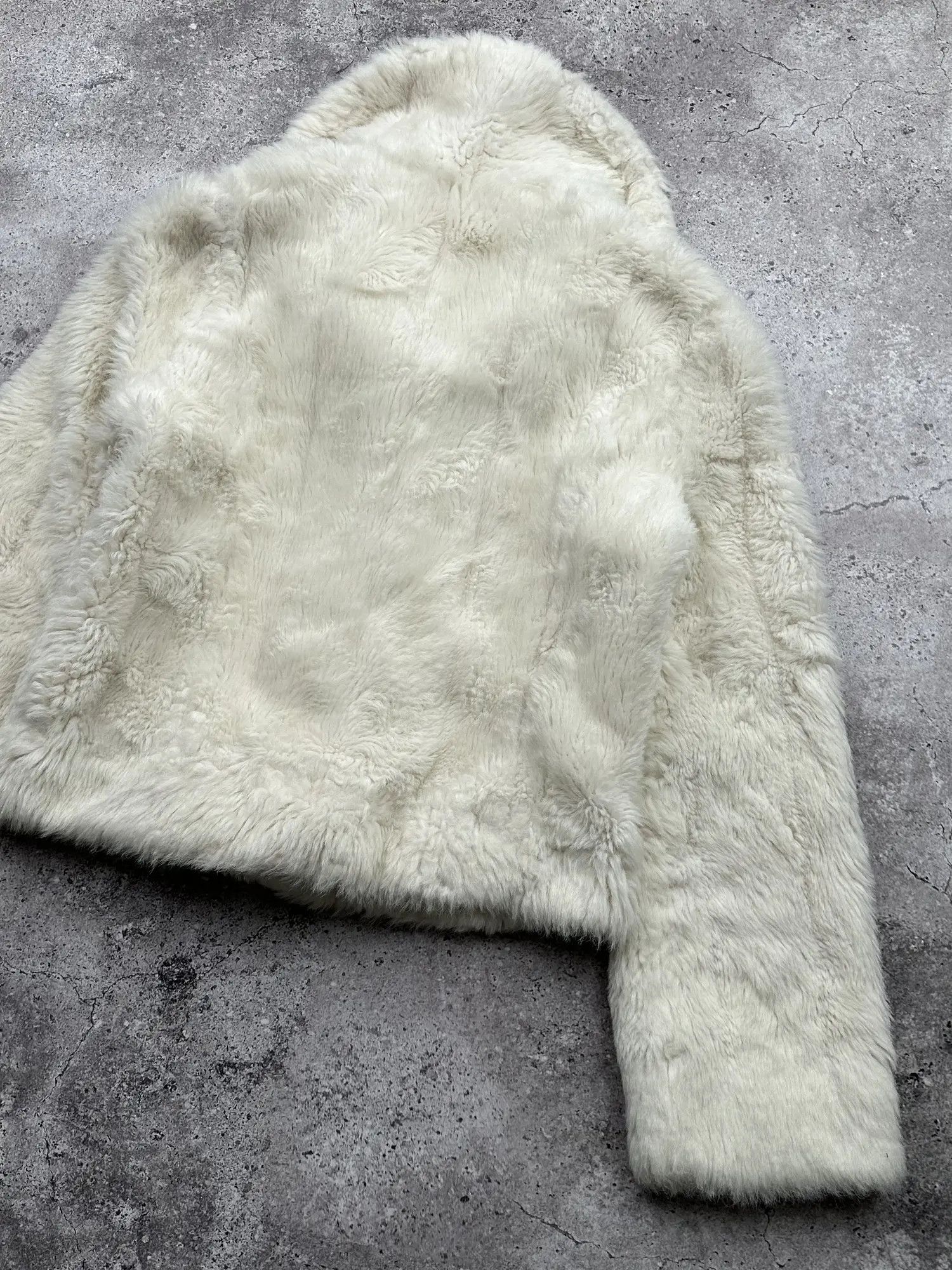 Japanese Brand Vintage Cropped Faux Fur Coat C143(V78)(E8) Size M / US 6-8 / IT 42-44 - 7 Thumbnail