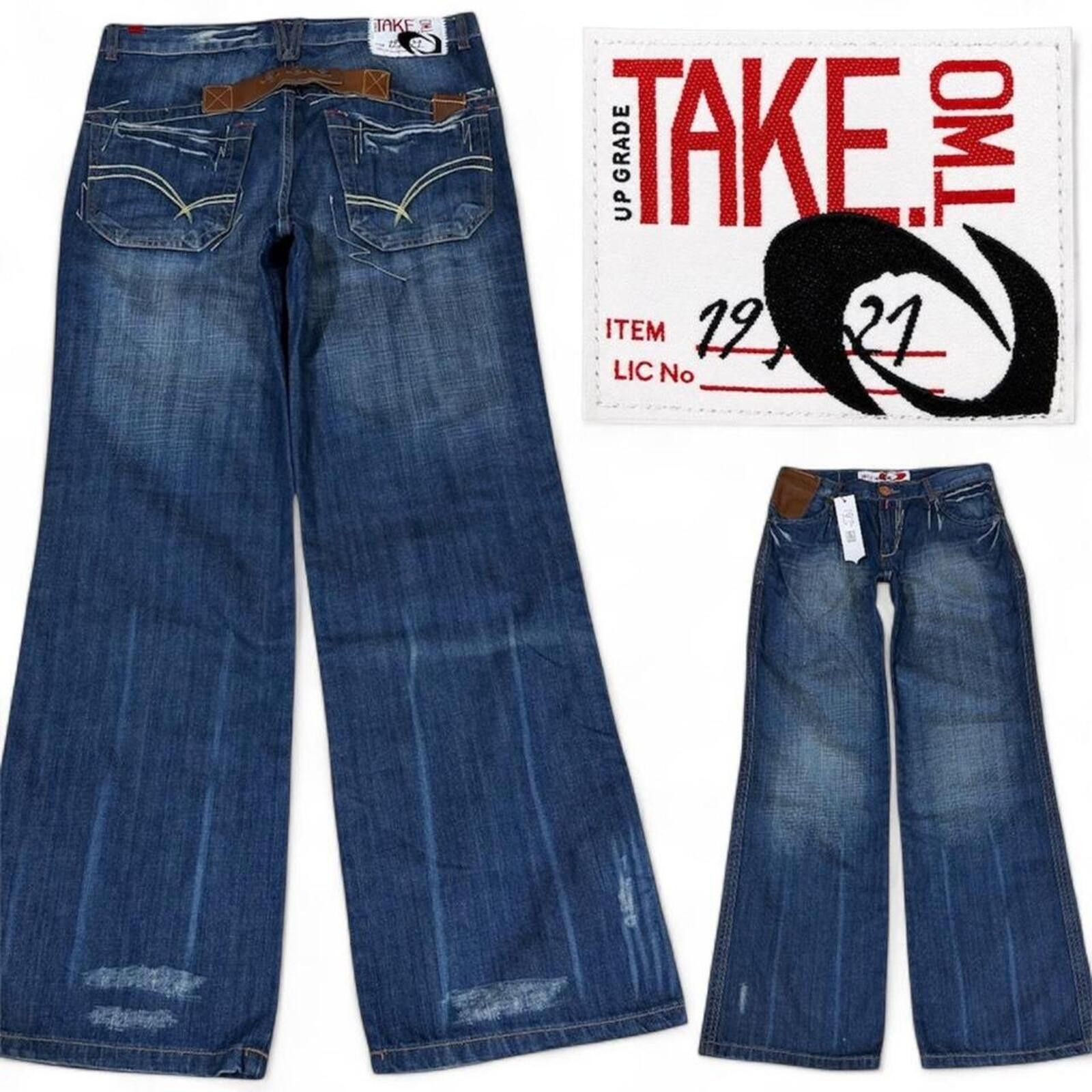 Other Vintage Style Take Two Upgraded unique detailing denim jeans Size US 35 - 1 Thumbnail