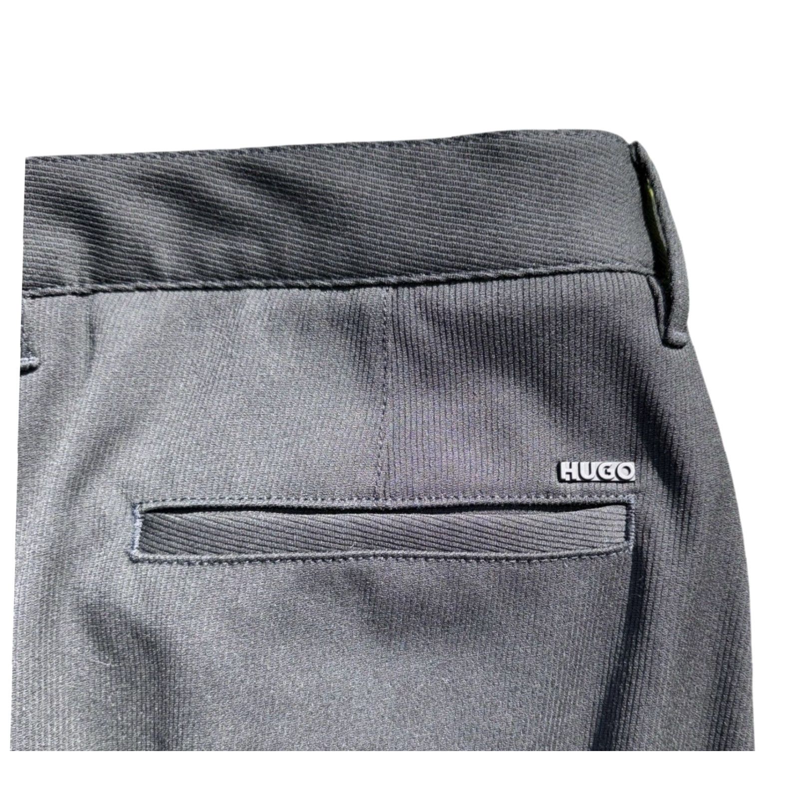 Vintage Hugo Boss Slim Fit Pants Cuffed Dress Pants Black 36 Men Regular Size 36 MSRP 179 Size US 36 / EU 52 - 5 Thumbnail