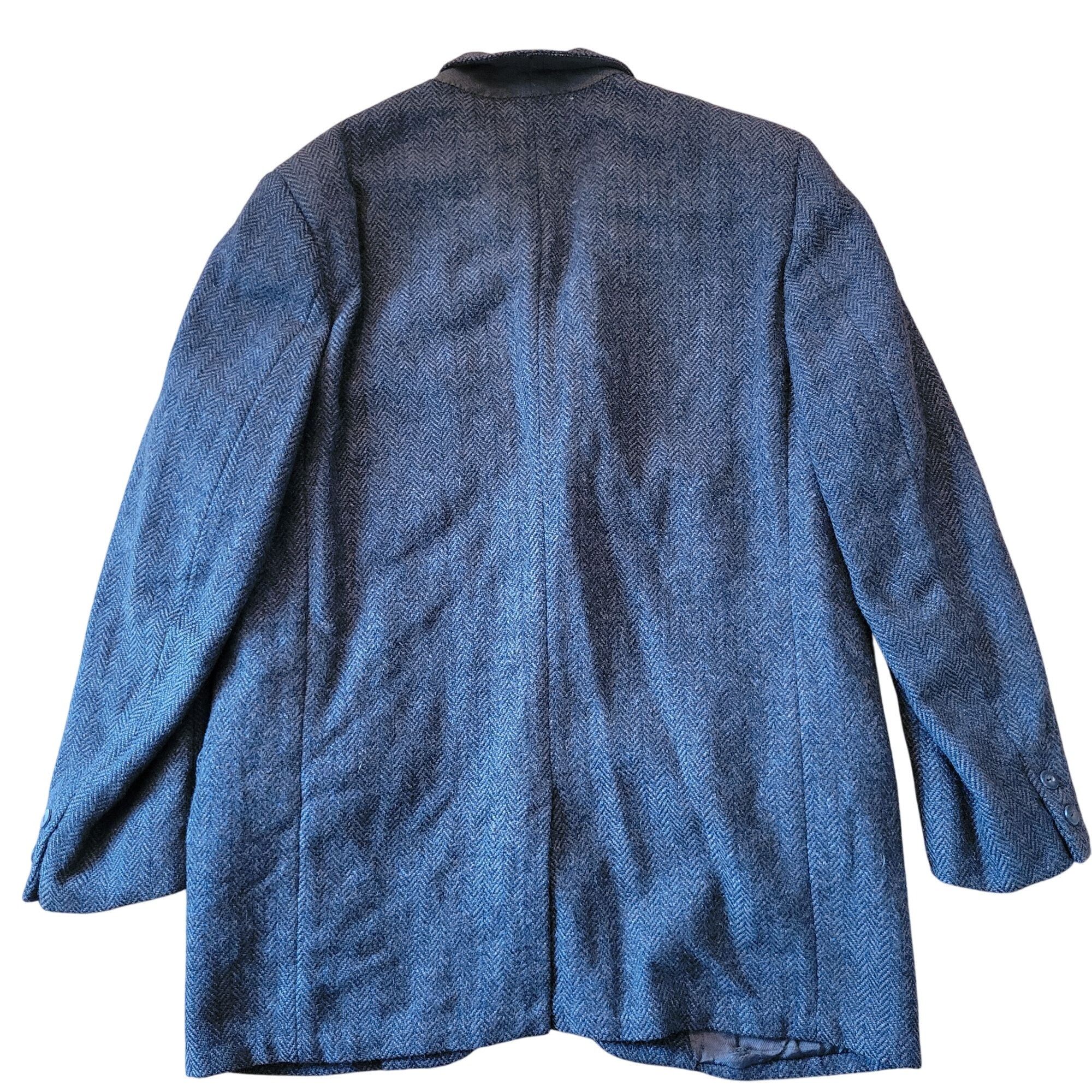 Harris Tweed Harris Tweed Handwoven Wool Blazer Jacket Sears Herringbone Size 44R - 3 Thumbnail