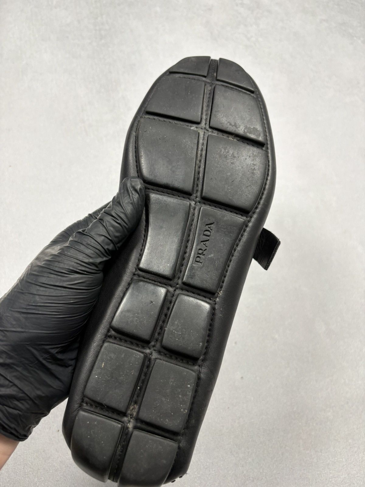 Prada Prada Leather Buckle Driving Loafers Black Size 10 Classic Size US 10 / EU 43 - 23 Thumbnail