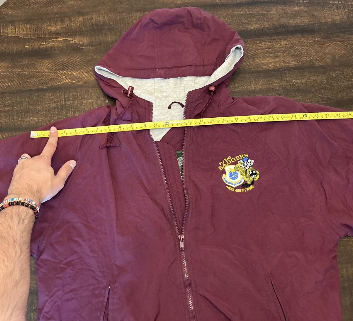 Weatherproof Weatherproof Men’s Maroon Flying Badgers-Hooded-Sz Med Size US M / EU 48-50 / 2 - 6 Thumbnail