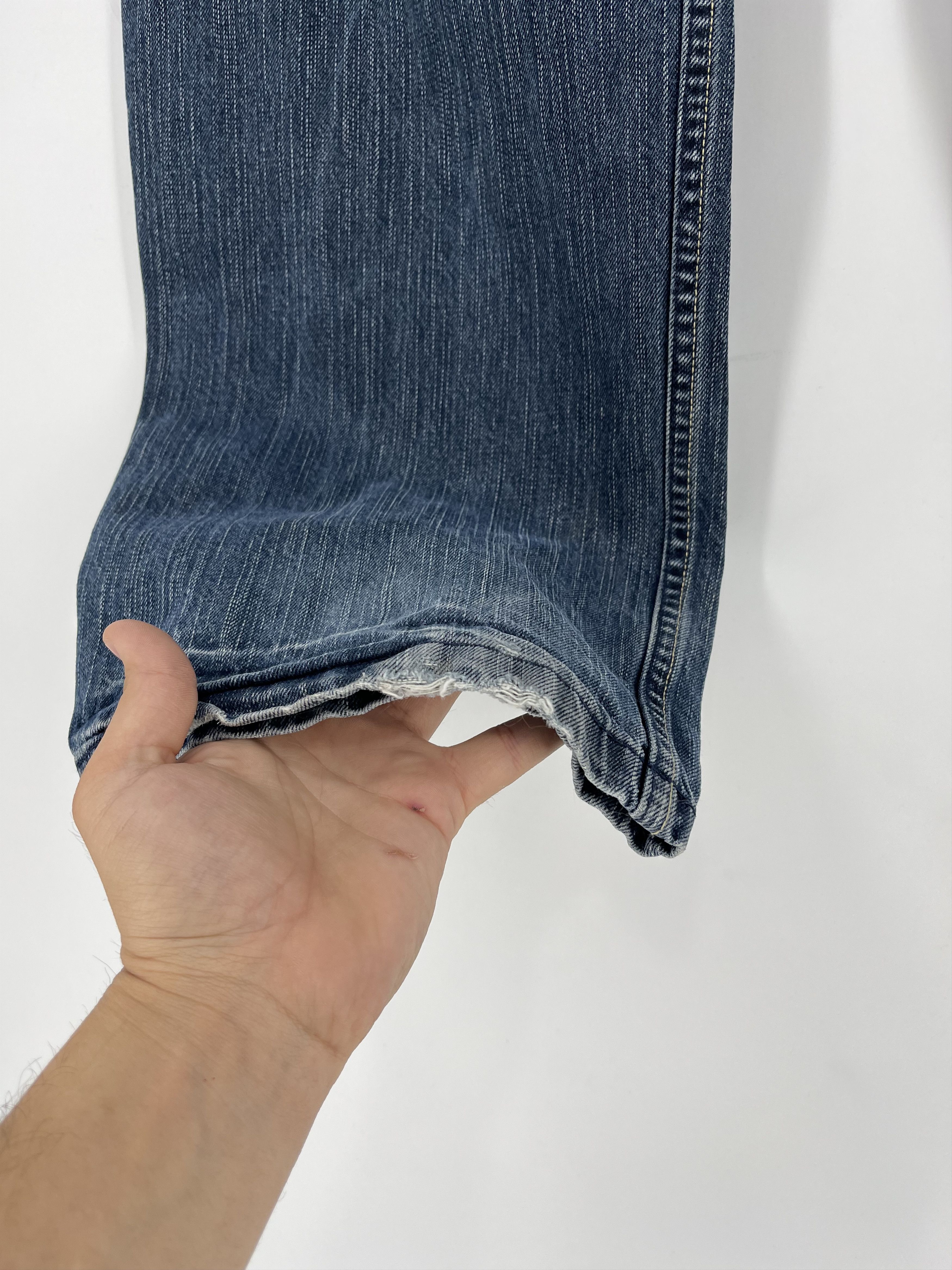 Japanese Brand Vintage Karl Kani Baggy Rap Jeans Rivet Stud Big Logo Size34 Size US 34 / EU 50 - 14 Thumbnail