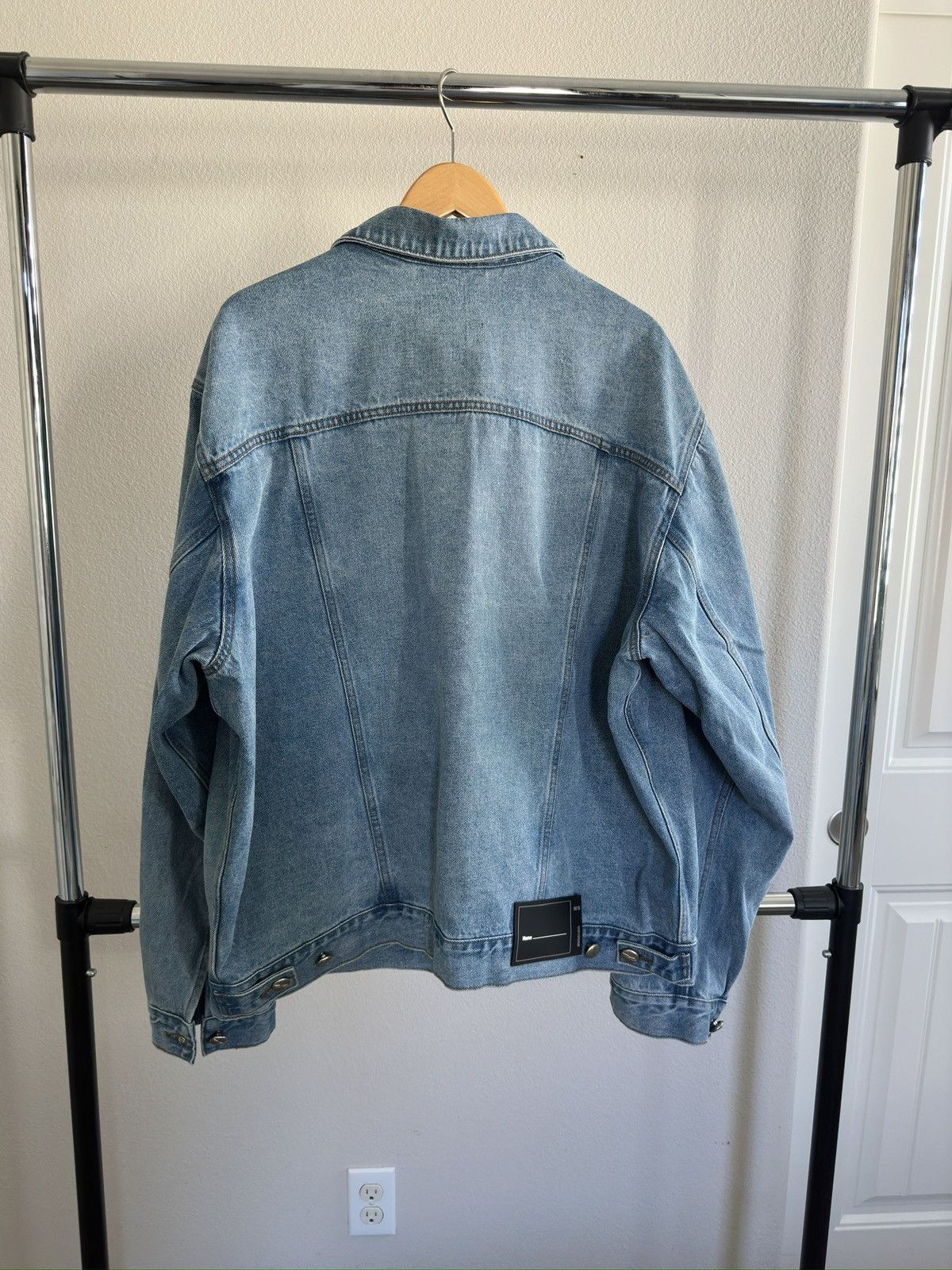 WE11DONE WE11DONE Oversized Blue Denim Jacket Size XL Size US XL / EU 56 / 4 - 2 Thumbnail