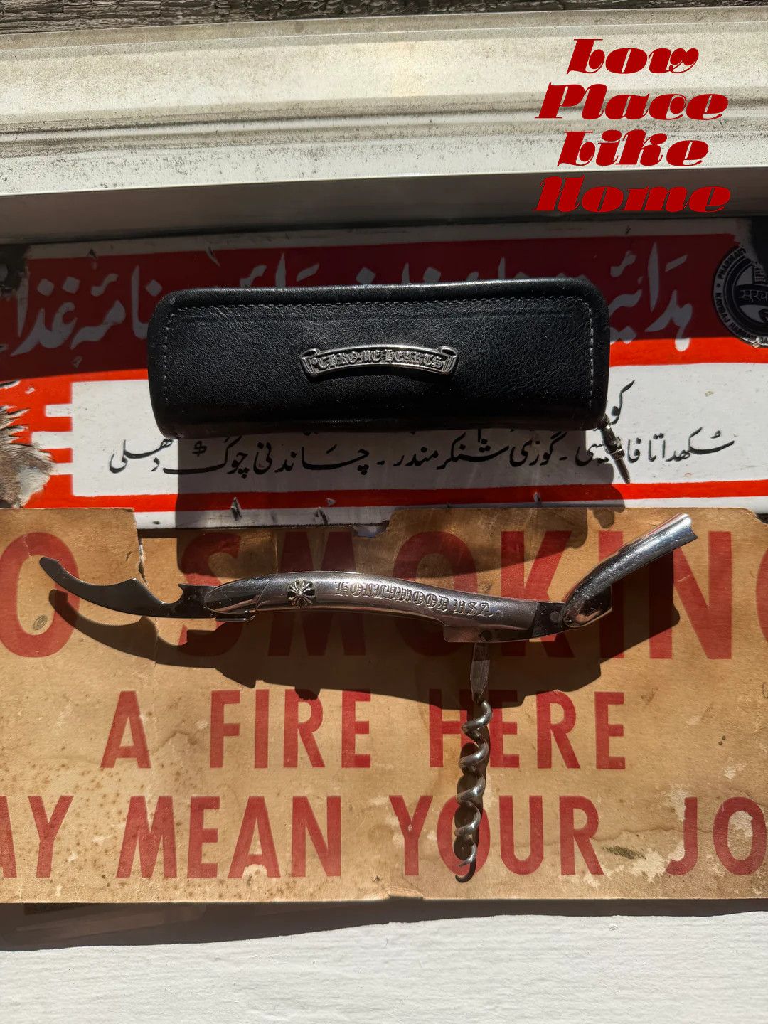 Chrome Hearts 🚭HOLIDAY 2018 FULL .925 SILVER CORKSCREW w/ DAGGER ZIP CASE Size ONE SIZE - 1 Thumbnail