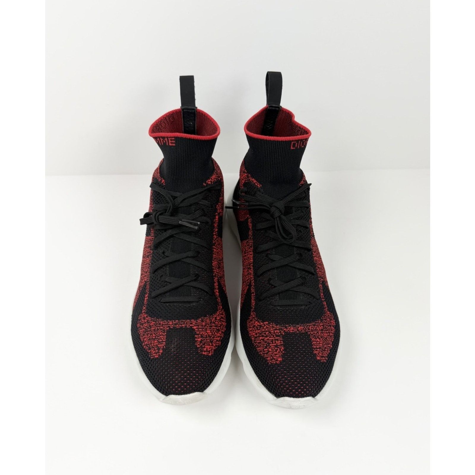 Dior Size 45EU/12US - Dior B21 Red Sock High Top Sneakers Size US 12 / EU 45 - 5 Thumbnail