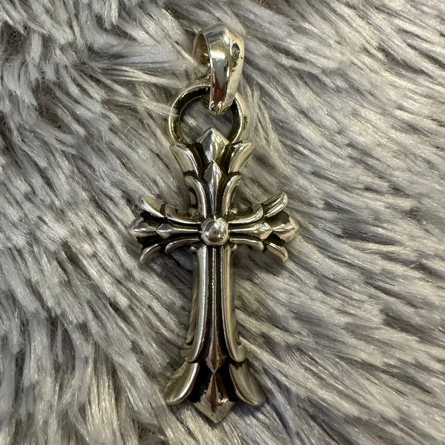 Chrome Hearts CH Double Cross Pendant with Bale Size ONE SIZE - 2 Thumbnail
