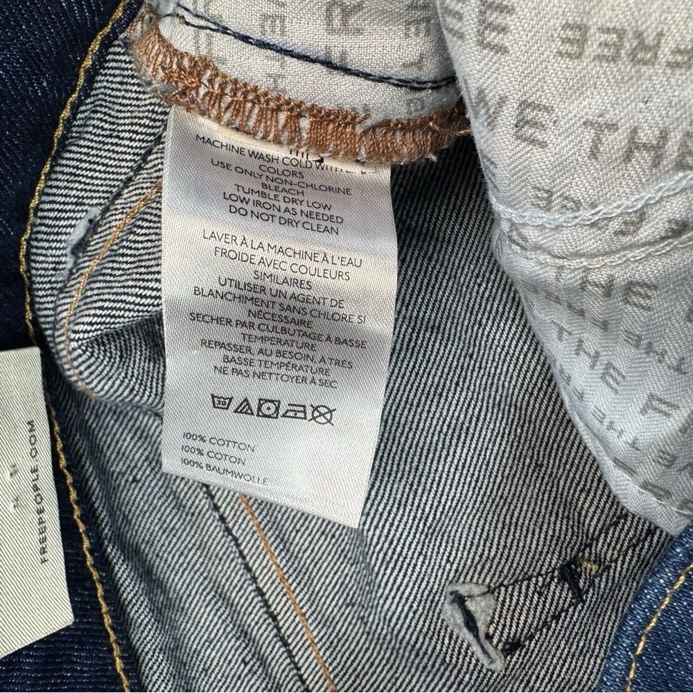 Free People NWT New Free People We The Free Relaxed Capri In Rinse Jean Size 25" / US 0 / IT 36 - 9 Thumbnail