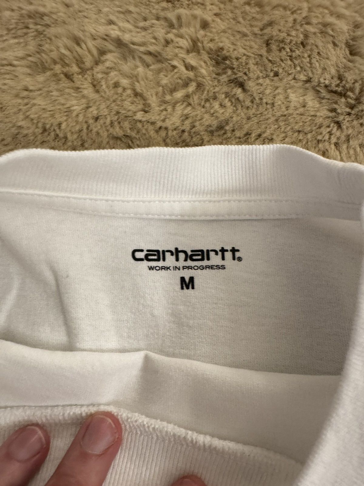 Carhartt Wip Carhartt Work in Progress White Long Sleeve T Shirt Size US M / EU 48-50 / 2 - 3 Thumbnail